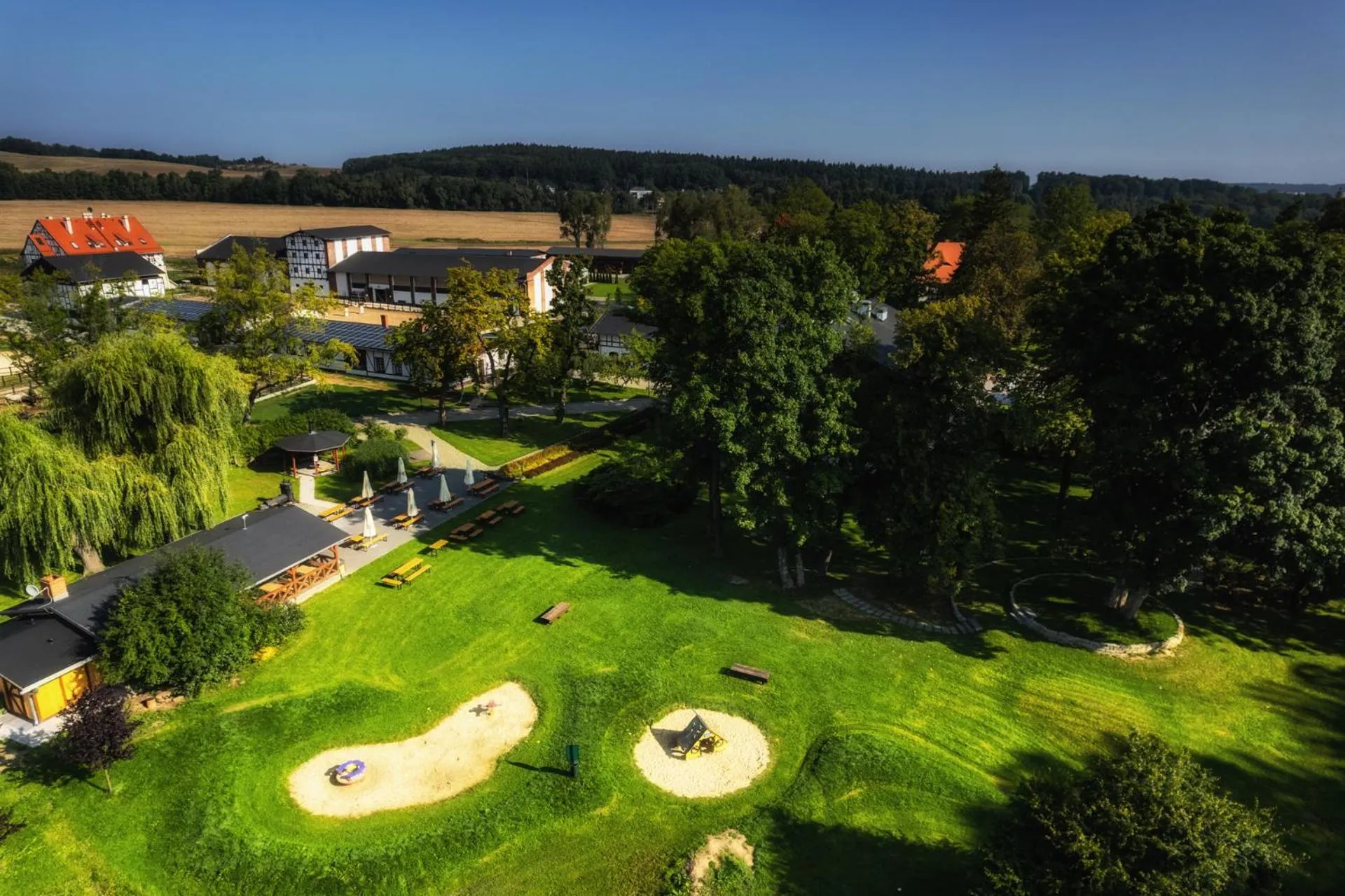 Bird's eye view in Dworzysko