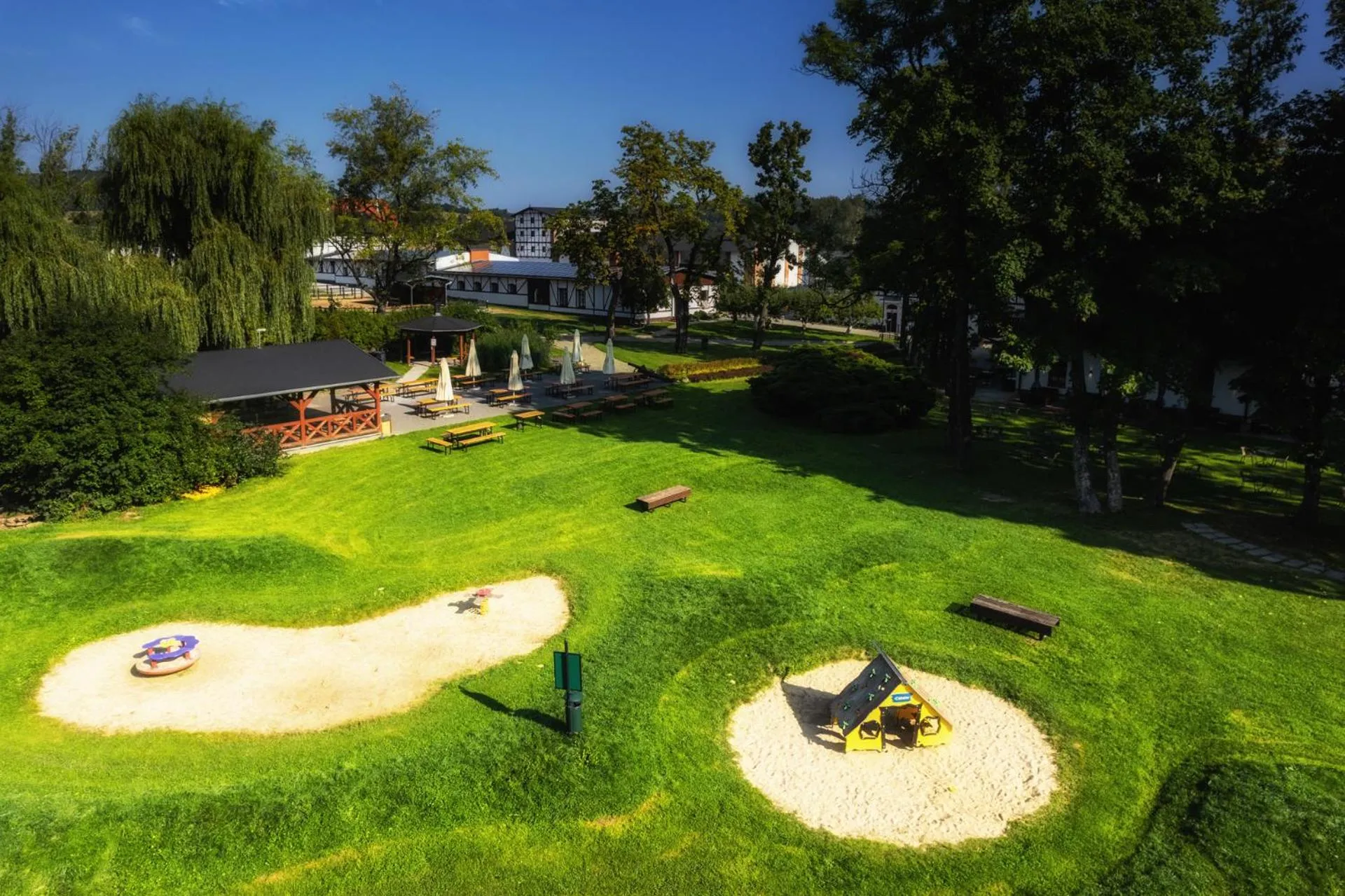 Children play ground in Dworzysko