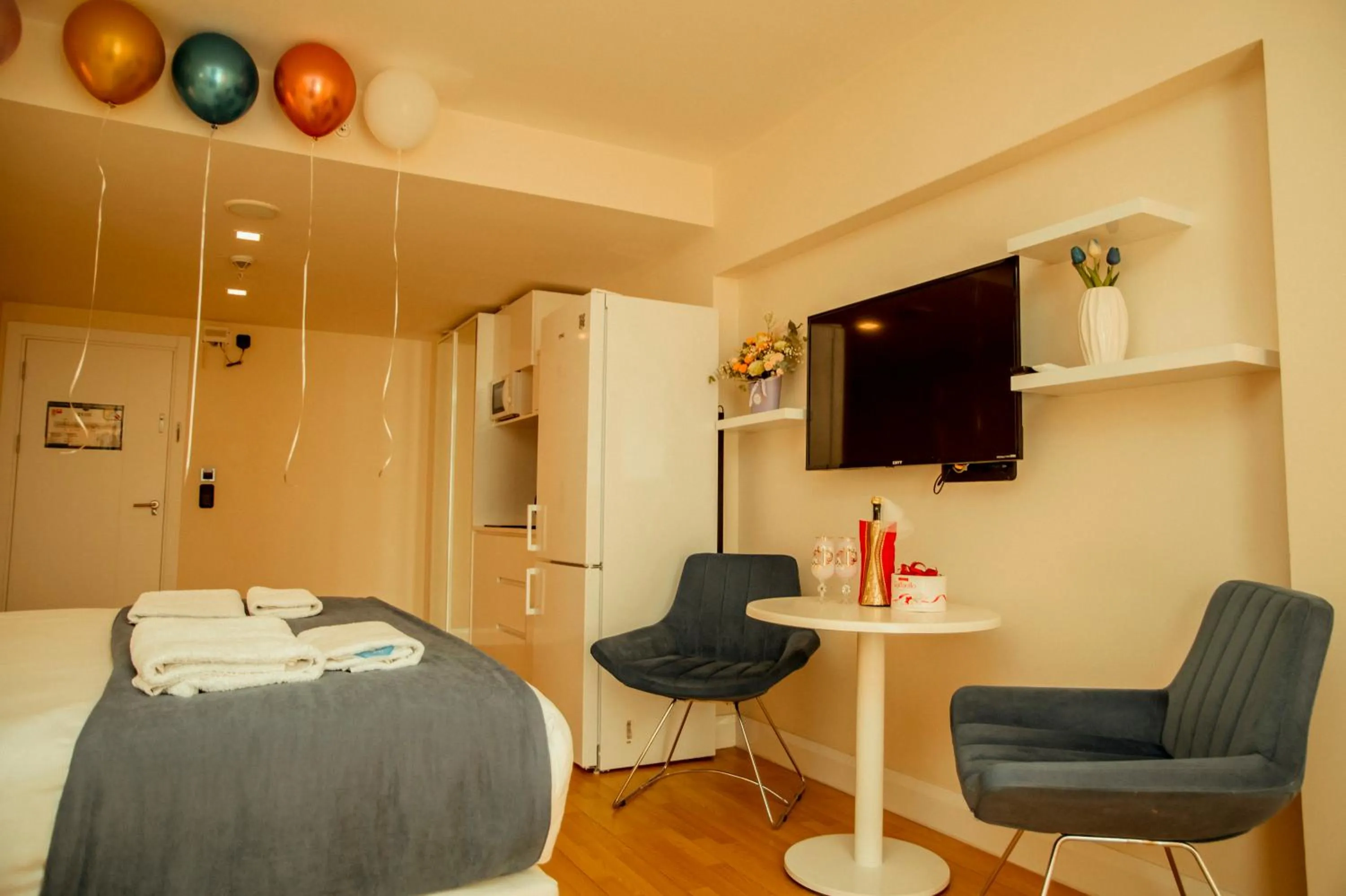 Bed in Orbi City Hotel