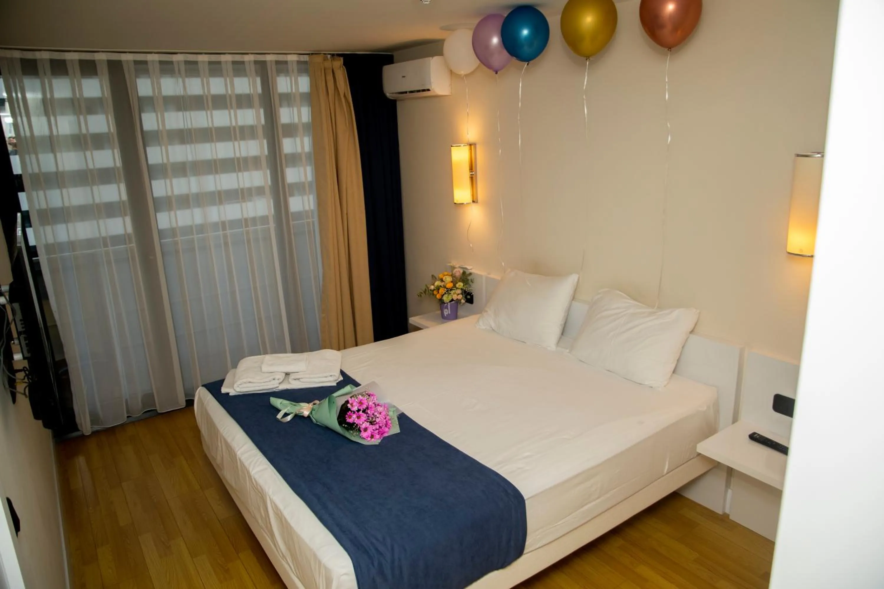 Bed in Orbi City Hotel