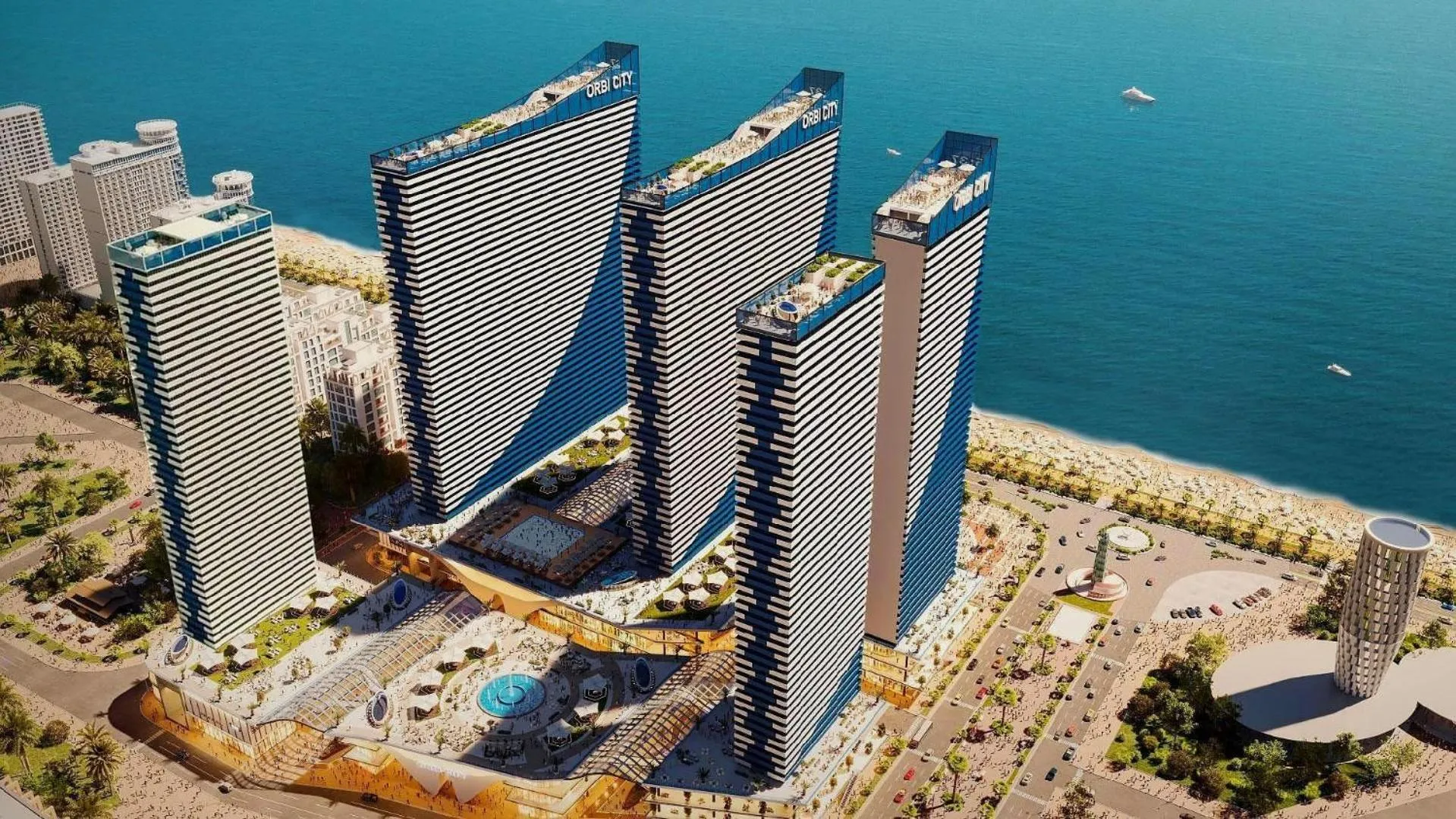 Property building in Orbi City Hotel