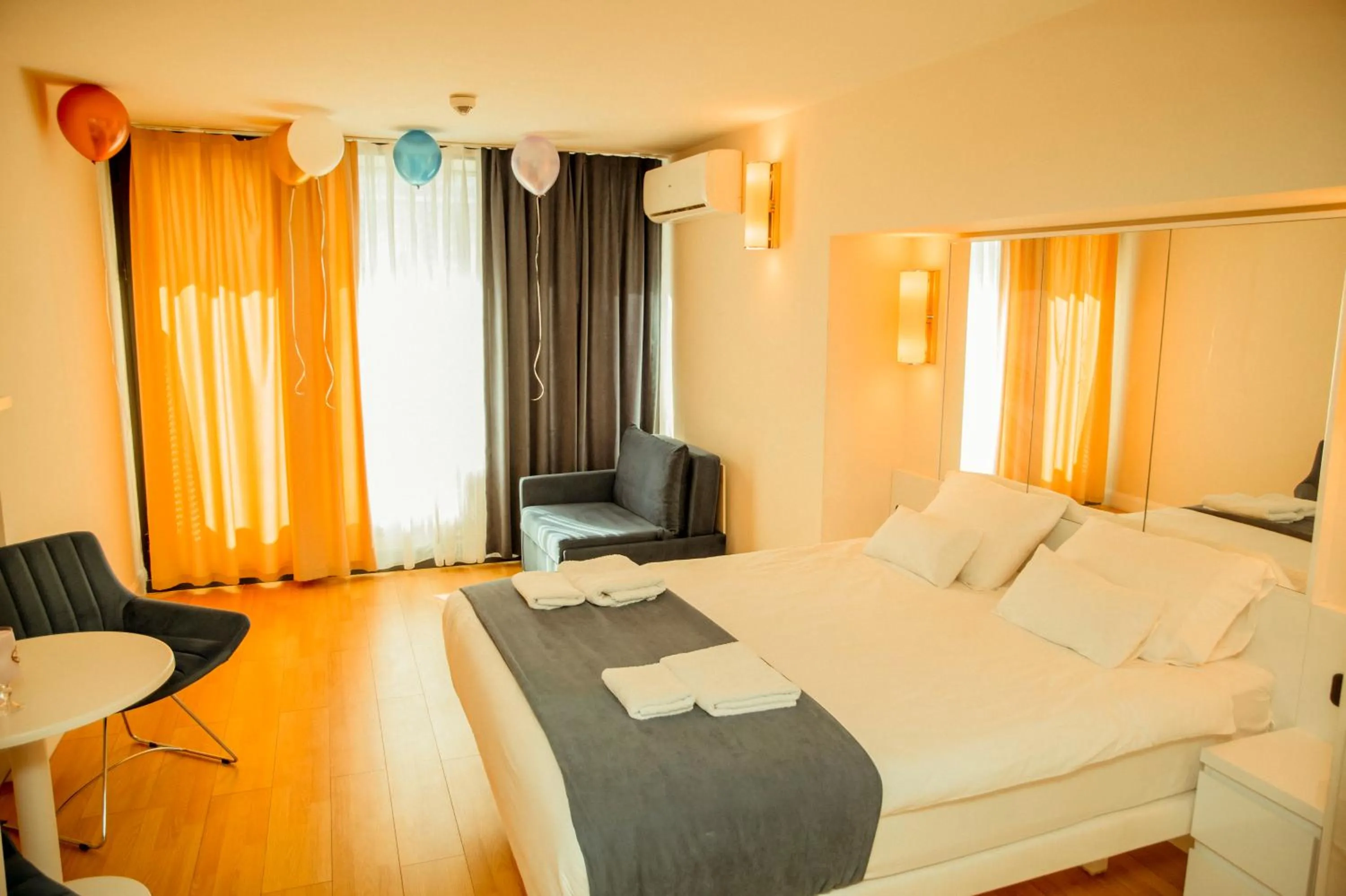 Bed in Orbi City Hotel