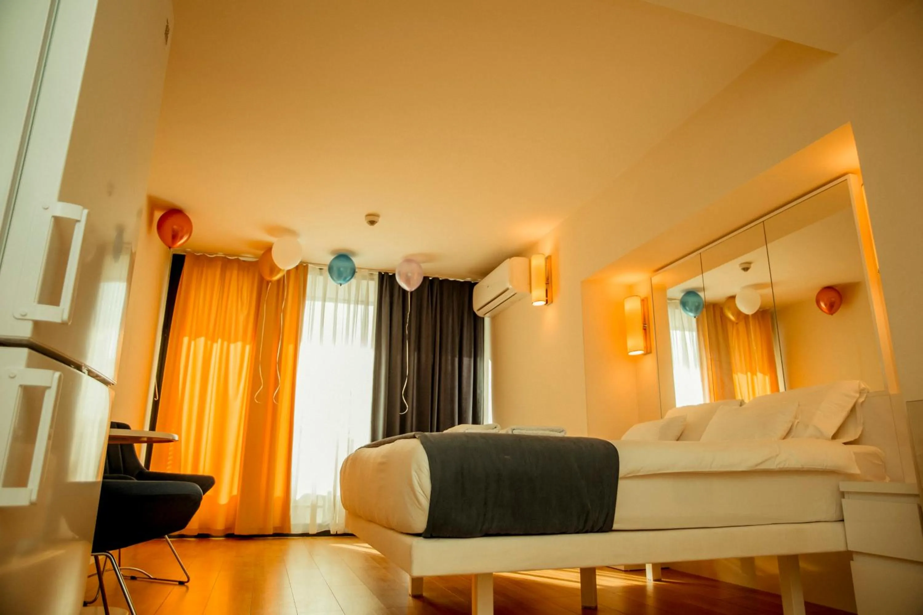 Bed in Orbi City Hotel