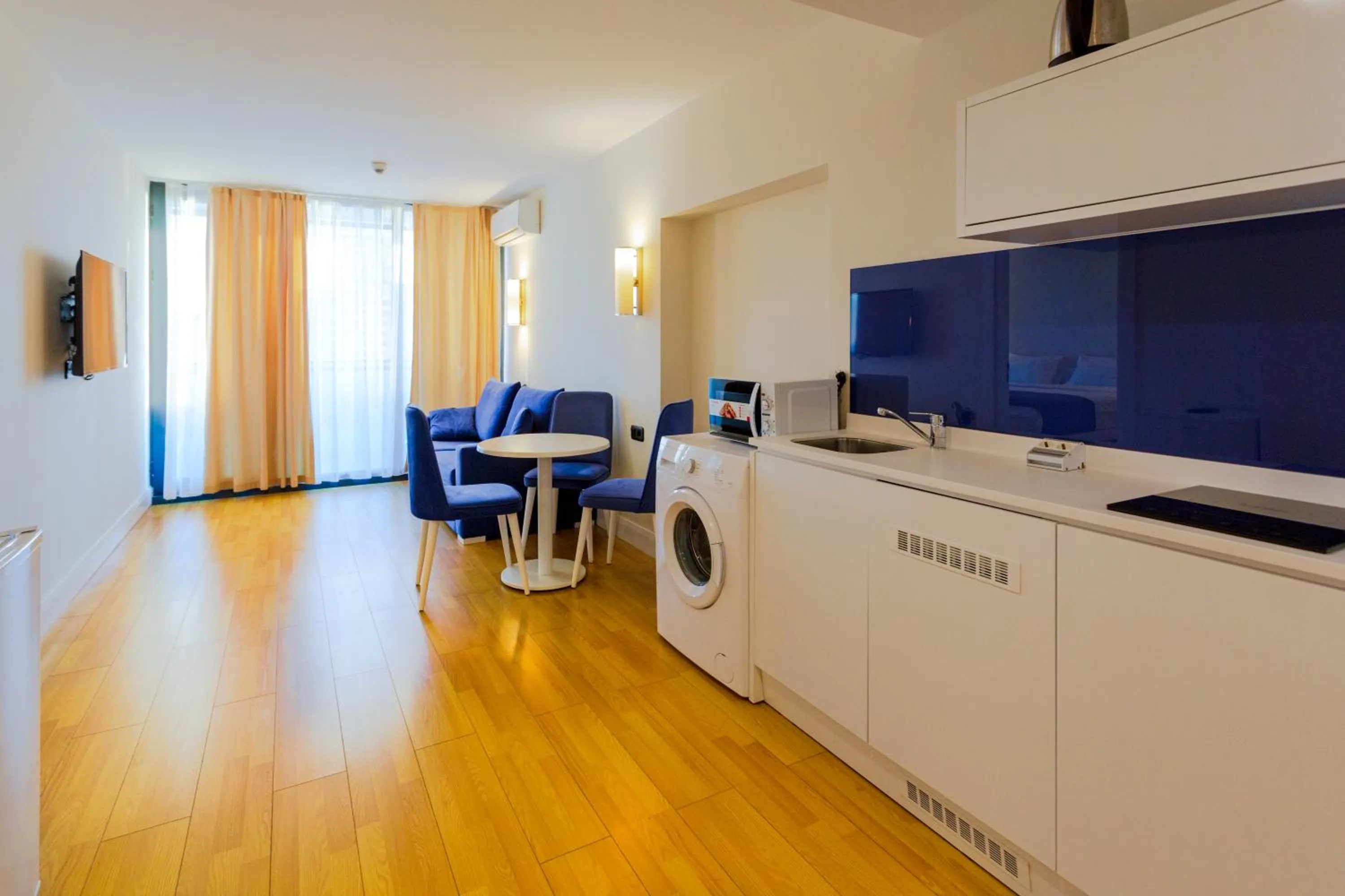 Kitchen or kitchenette in Orbi City Hotel