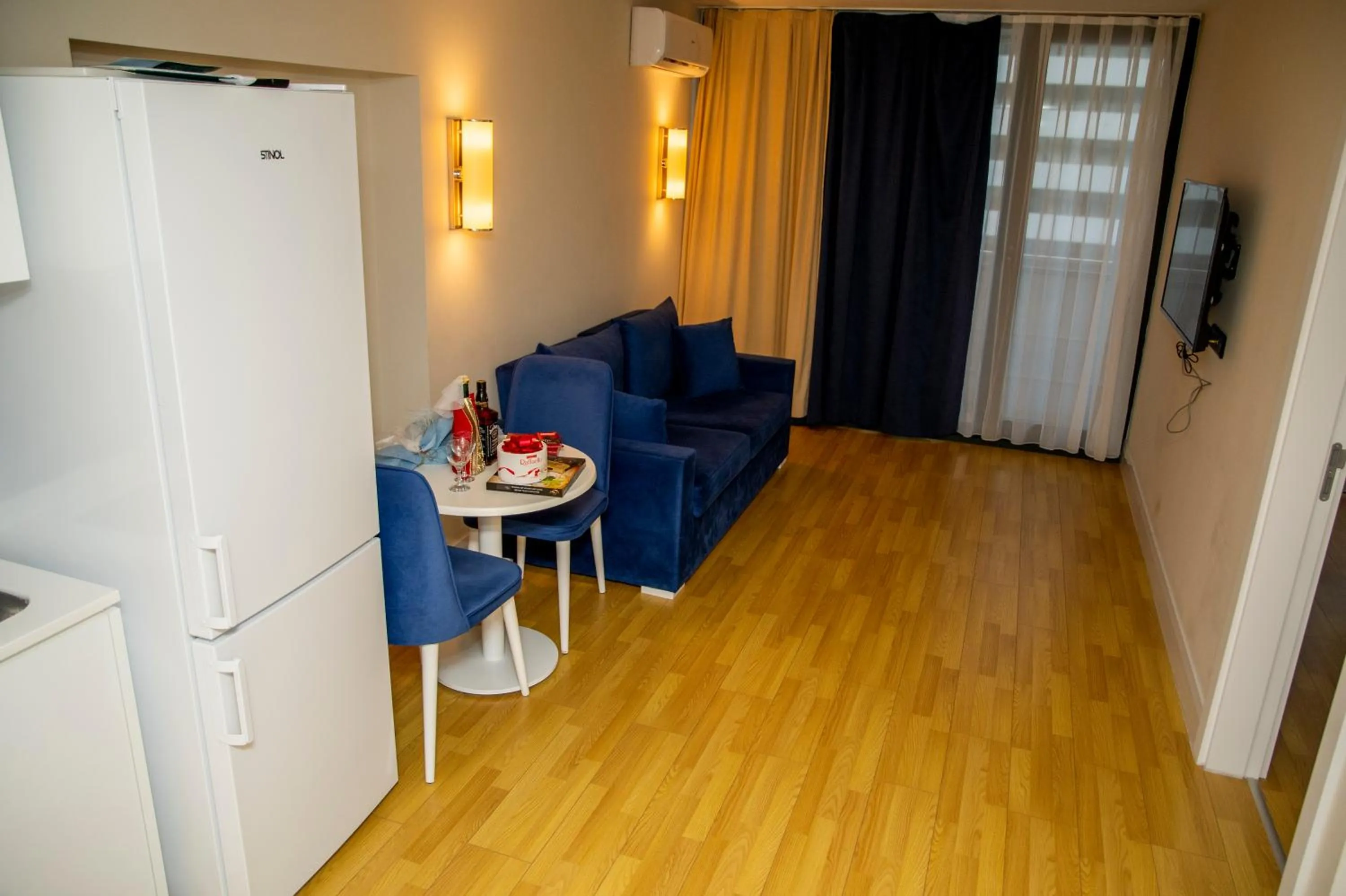 Kitchen or kitchenette in Orbi City Hotel