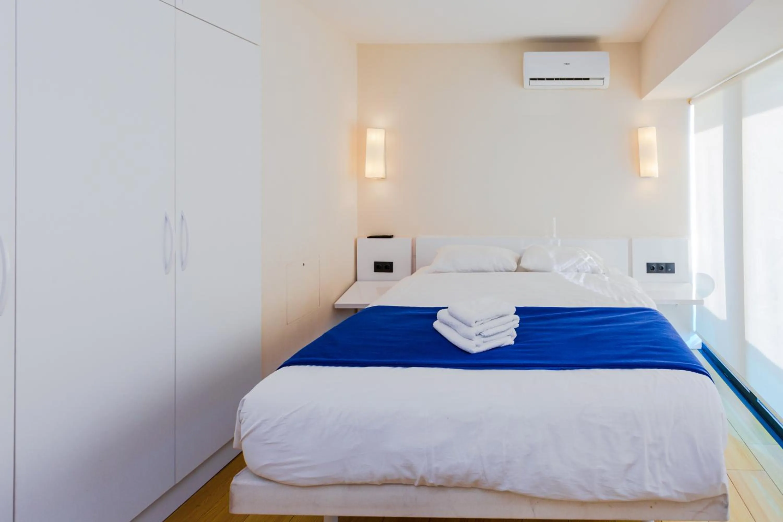 Bed in Orbi City Hotel