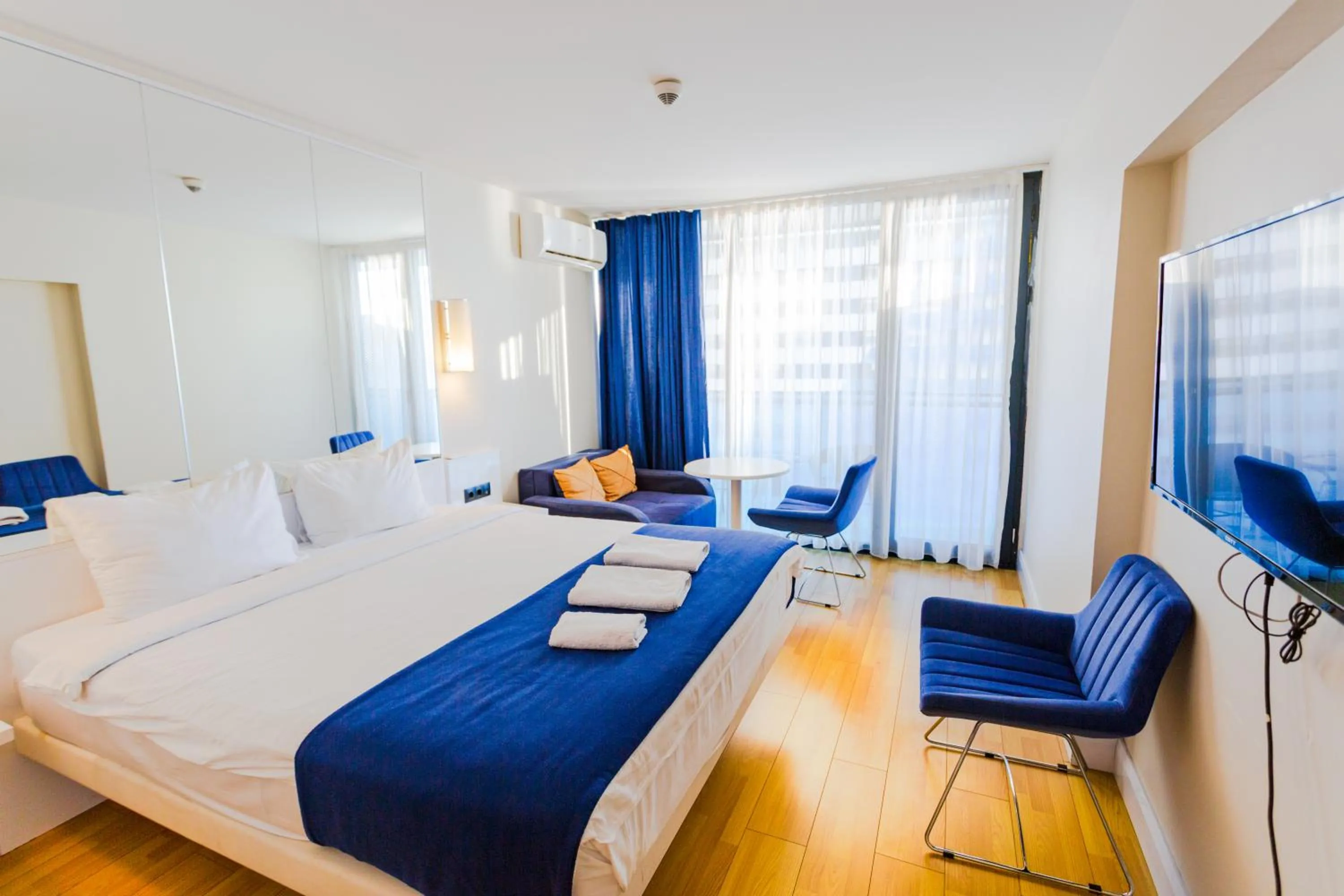 Bed in Orbi City Hotel