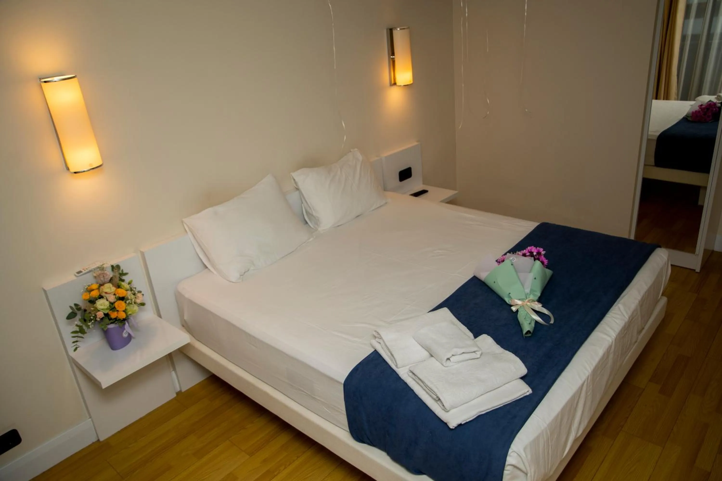 Bed in Orbi City Hotel