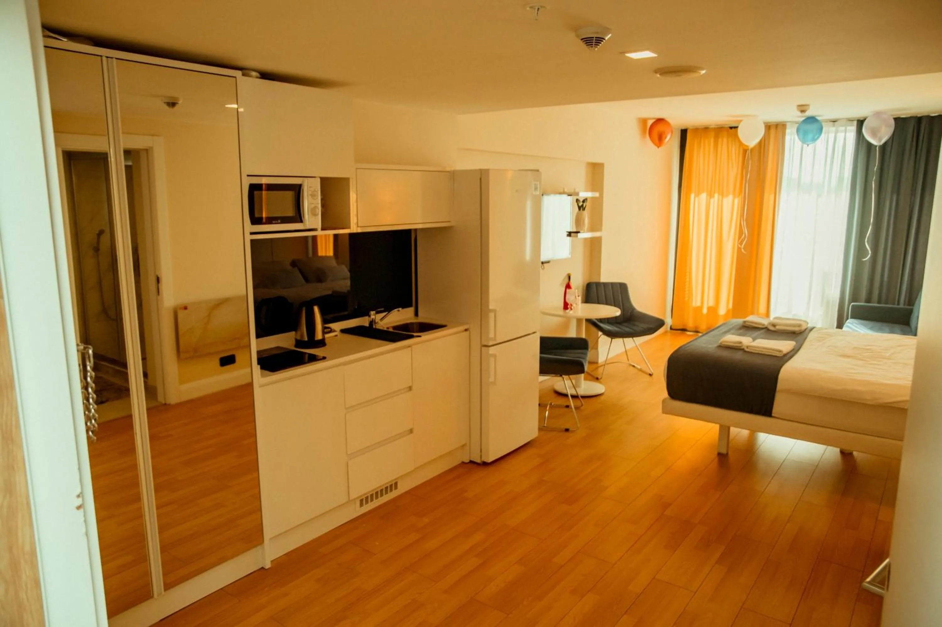 Bed in Orbi City Hotel