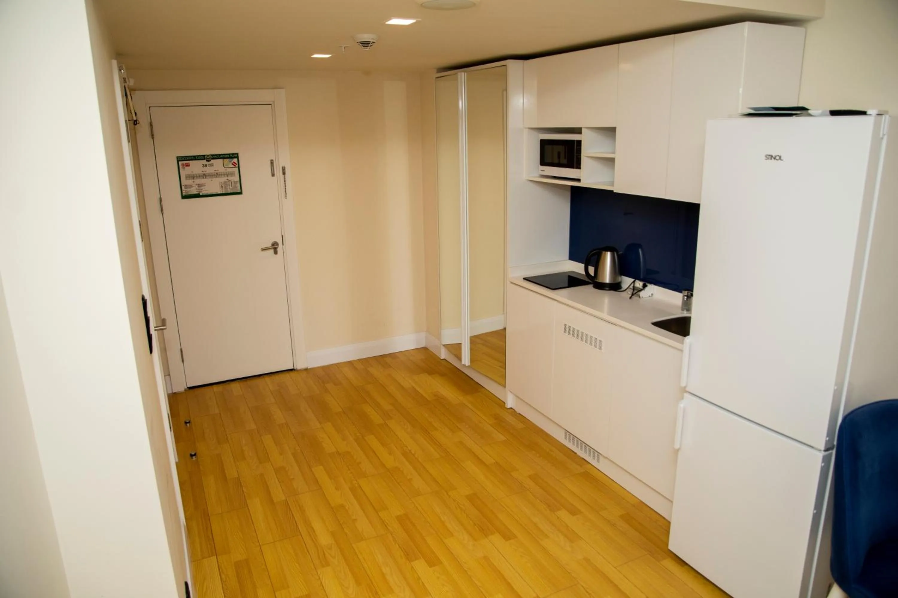 Kitchen or kitchenette in Orbi City Hotel