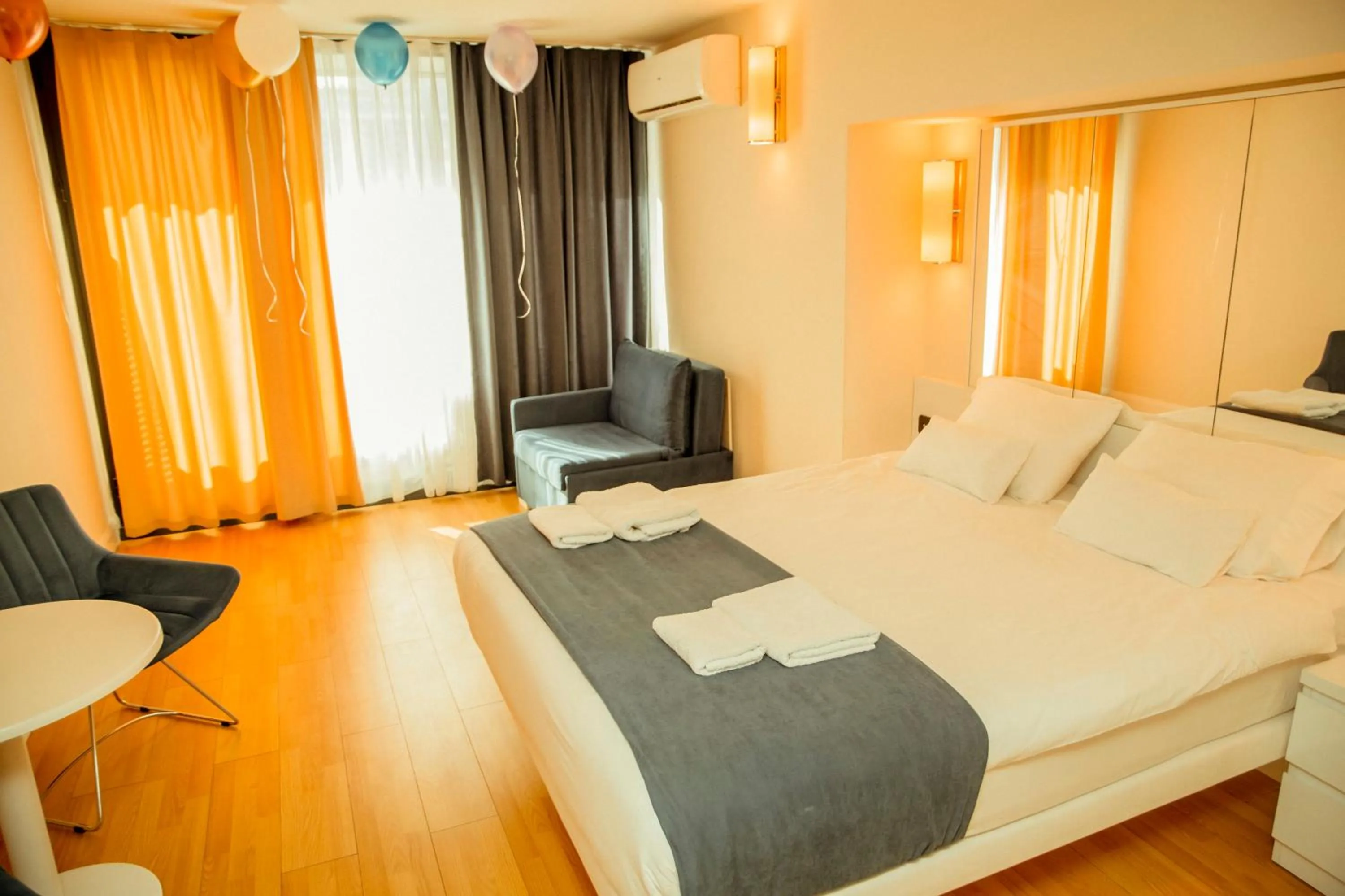 Bed in Orbi City Hotel