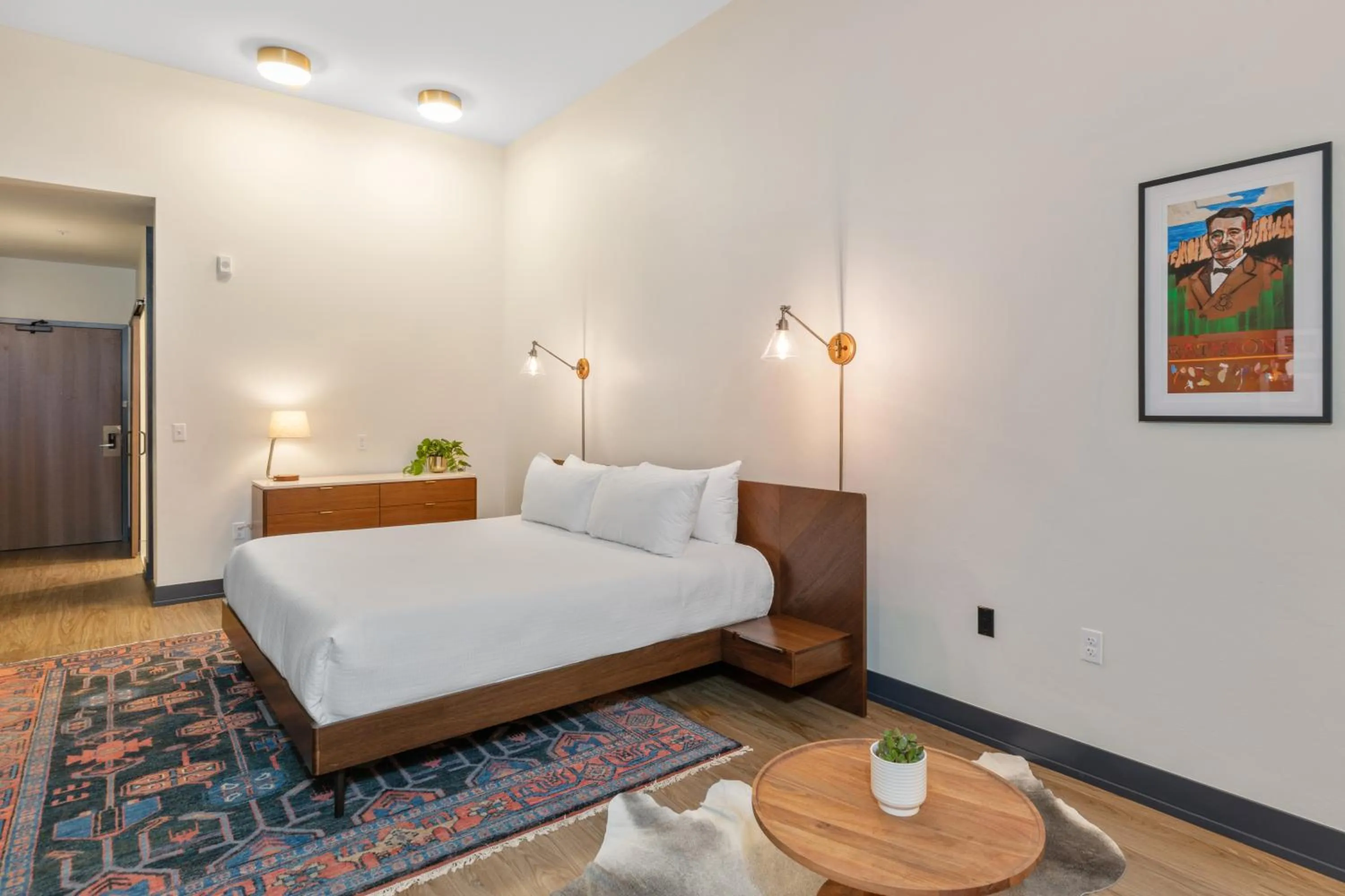 Bed in The Rathbone Hotel