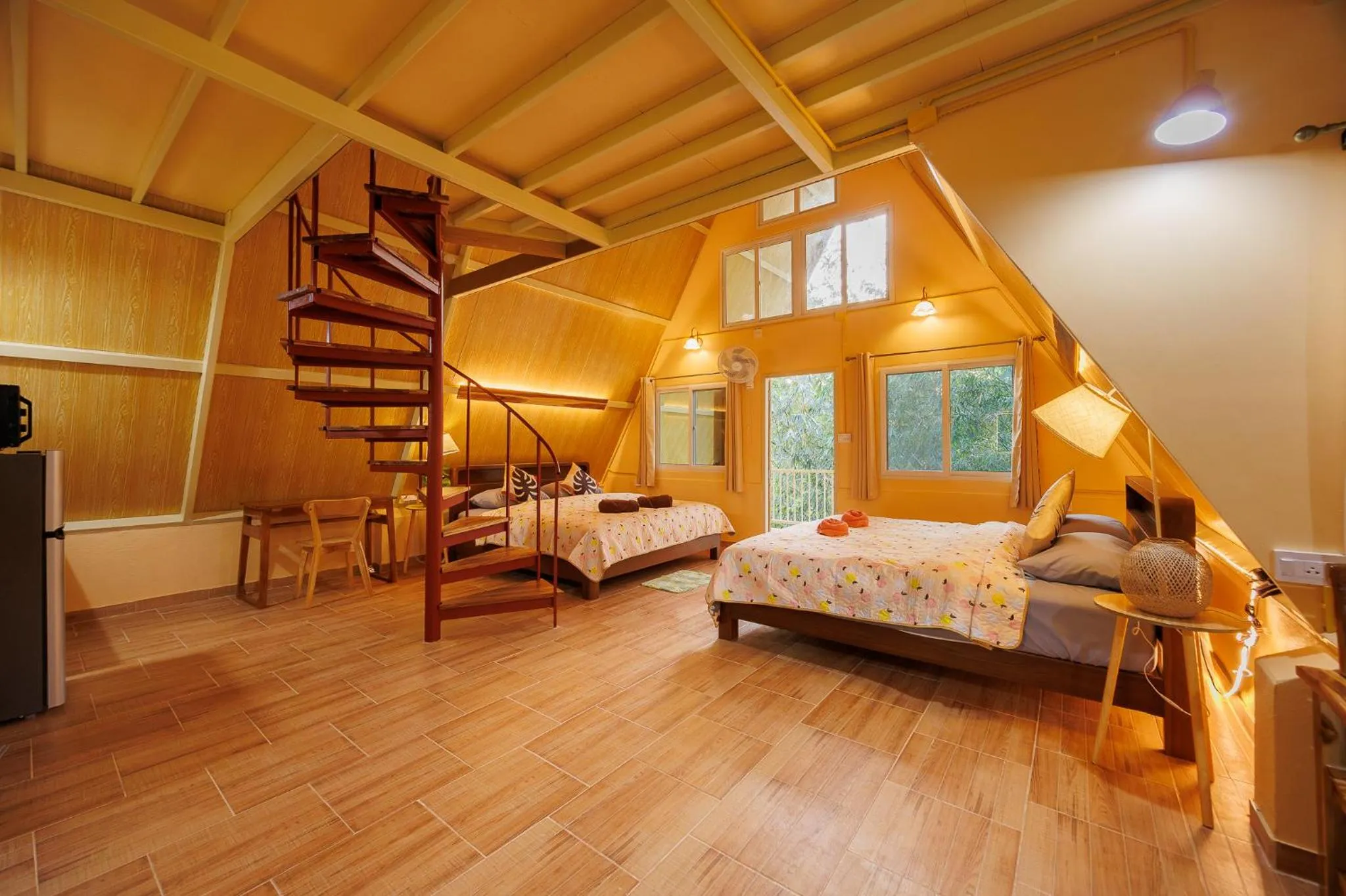 Bed in Baandin Chiewlarn