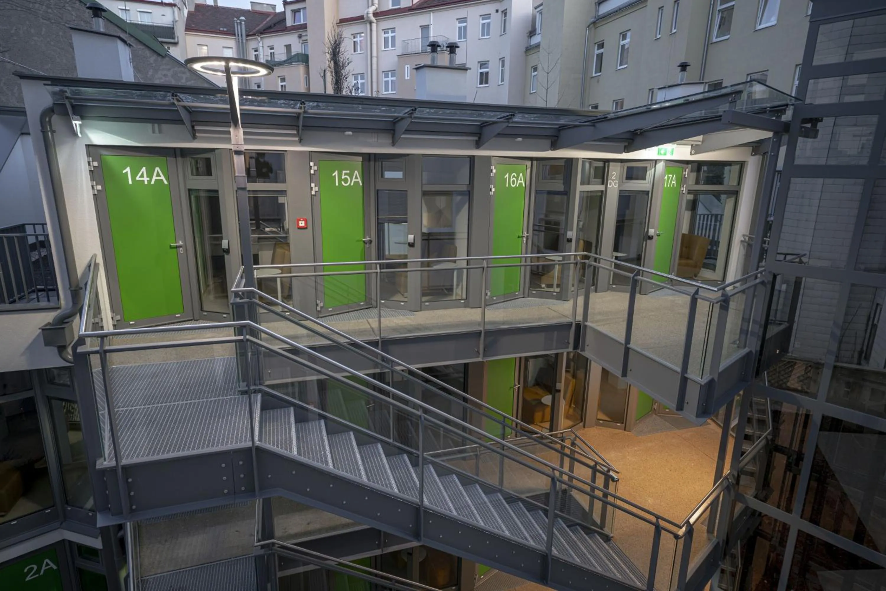 Property building in Smart Apart Living - Wien Hauptbahnhof - self check-in