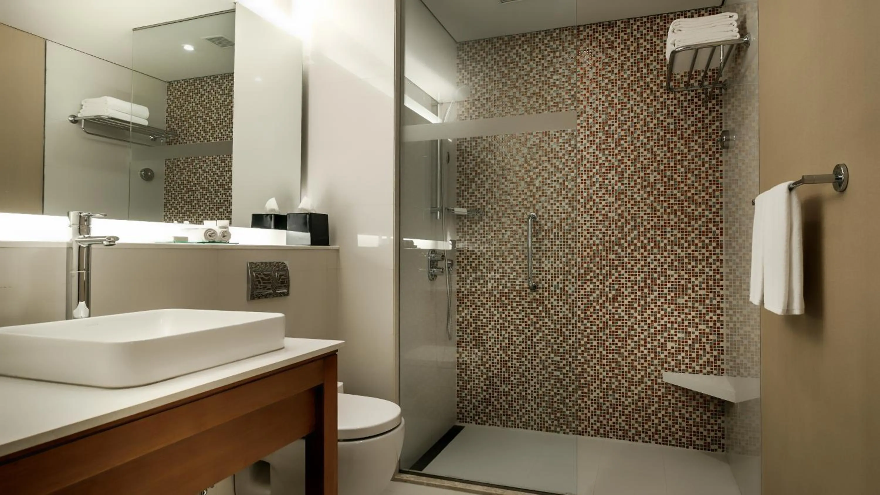 Bathroom in Hyatt Place Gurgaon Udyog Vihar