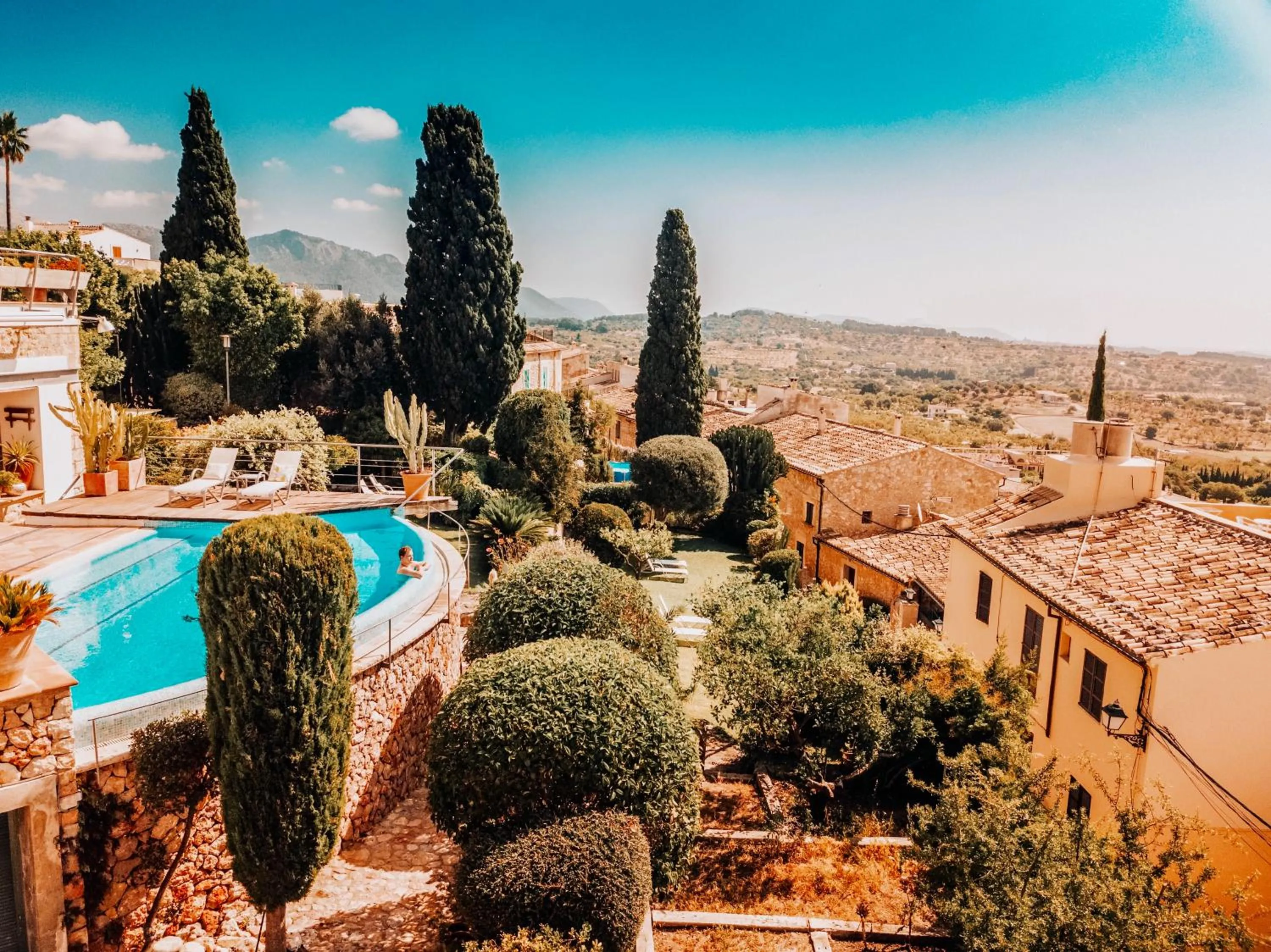 Bird's eye view in Can Cota Boutique - Turismo de interior