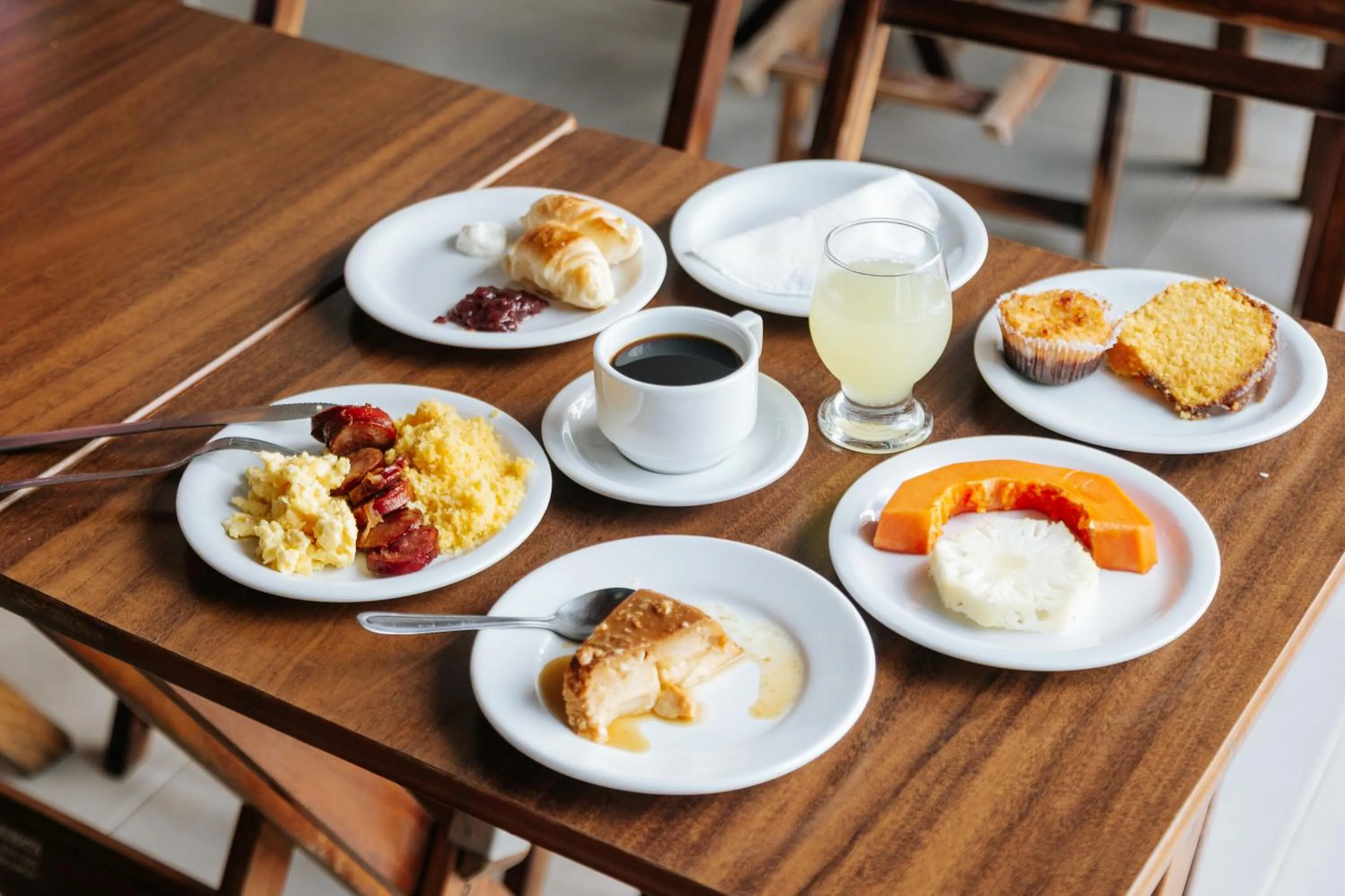 Breakfast in Pousada Recanto Porto de Galinhas