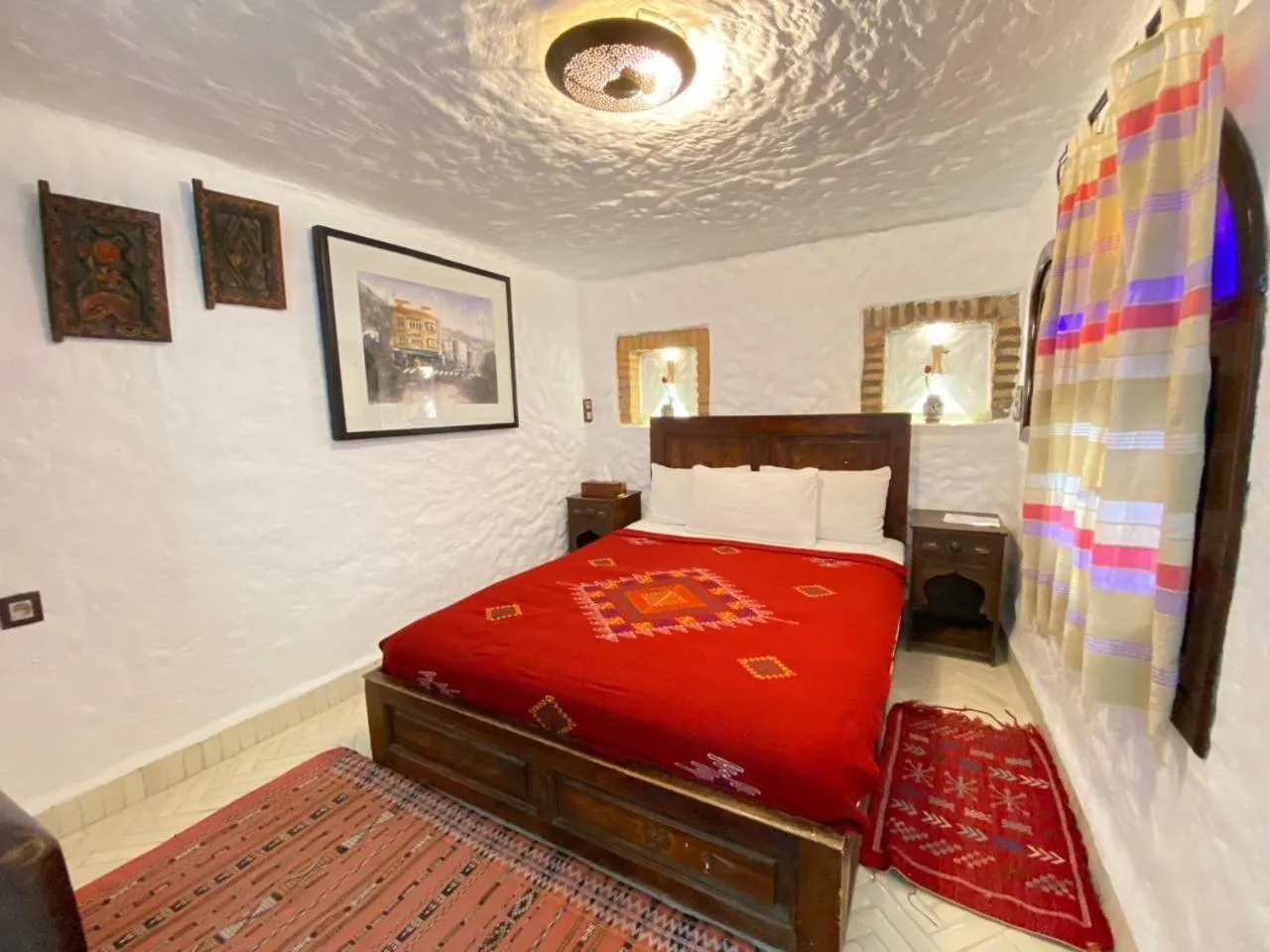 Bed in Riad Gharnata
