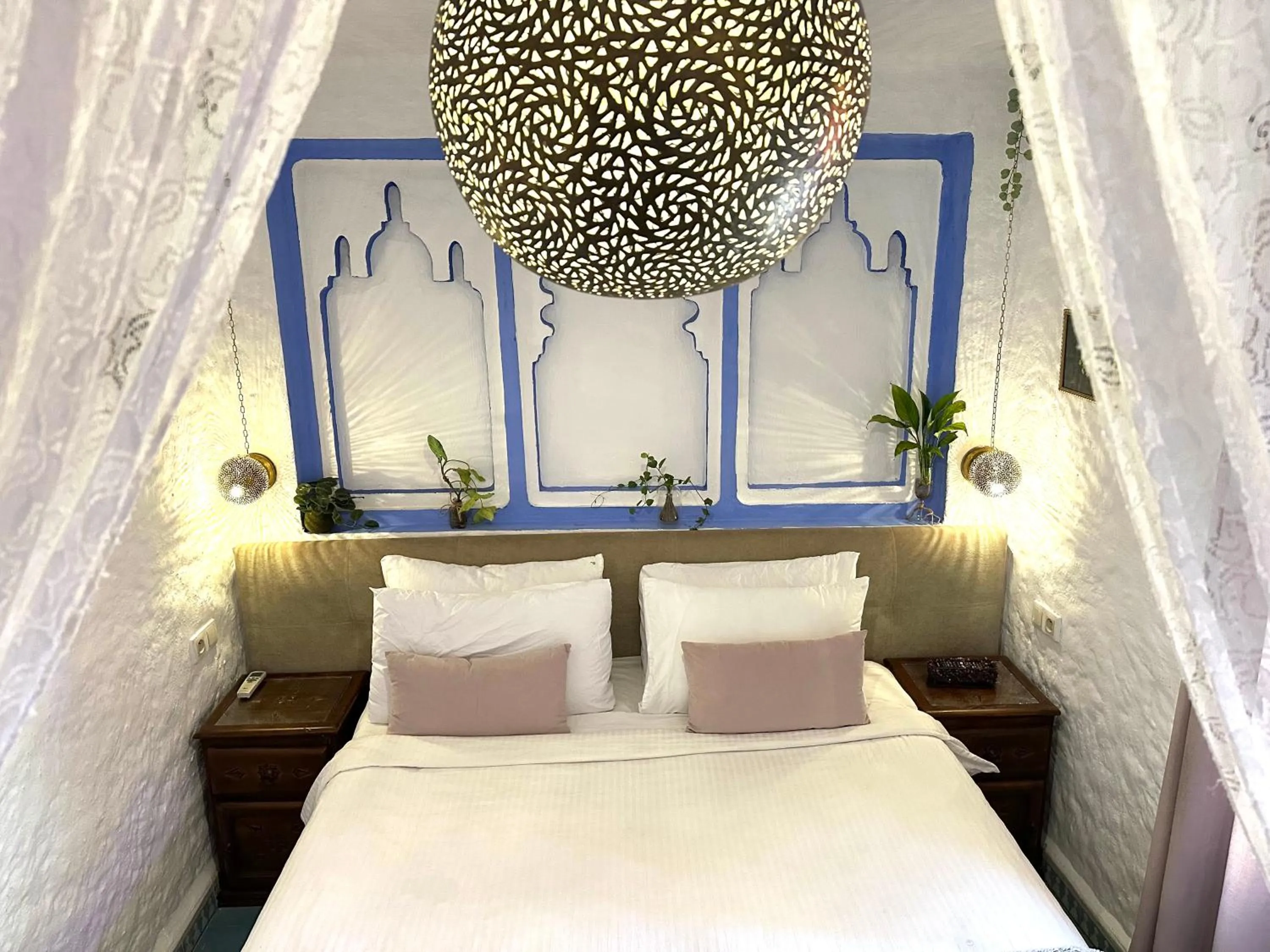 Bed in Riad Gharnata