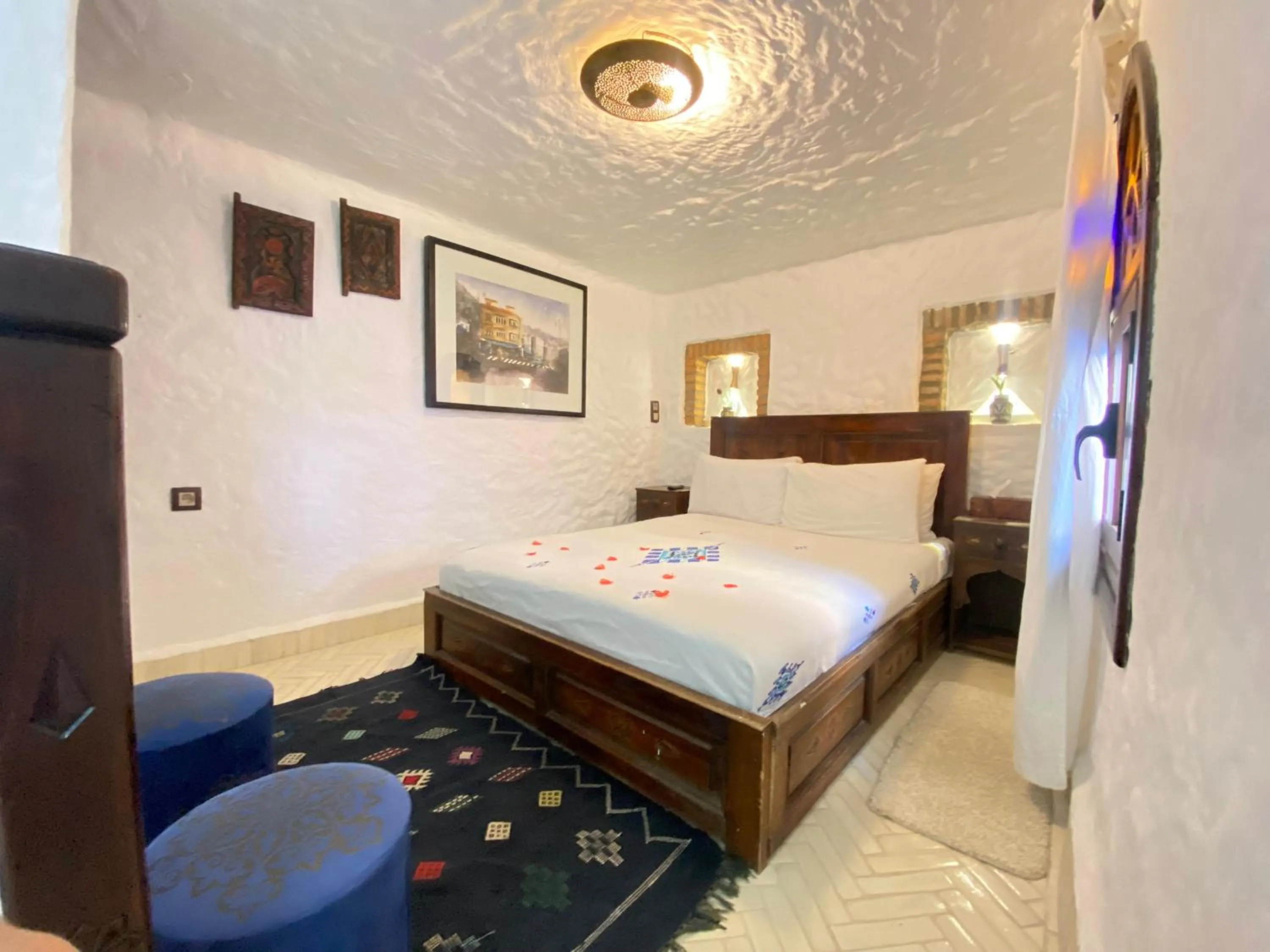Bed in Riad Gharnata