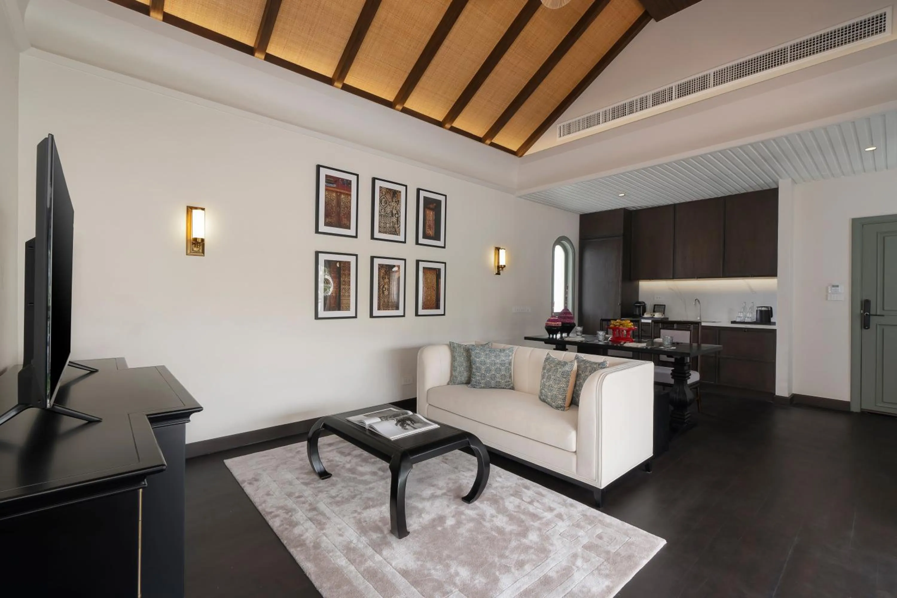 Living room in Souphattra Heritage Vientiane