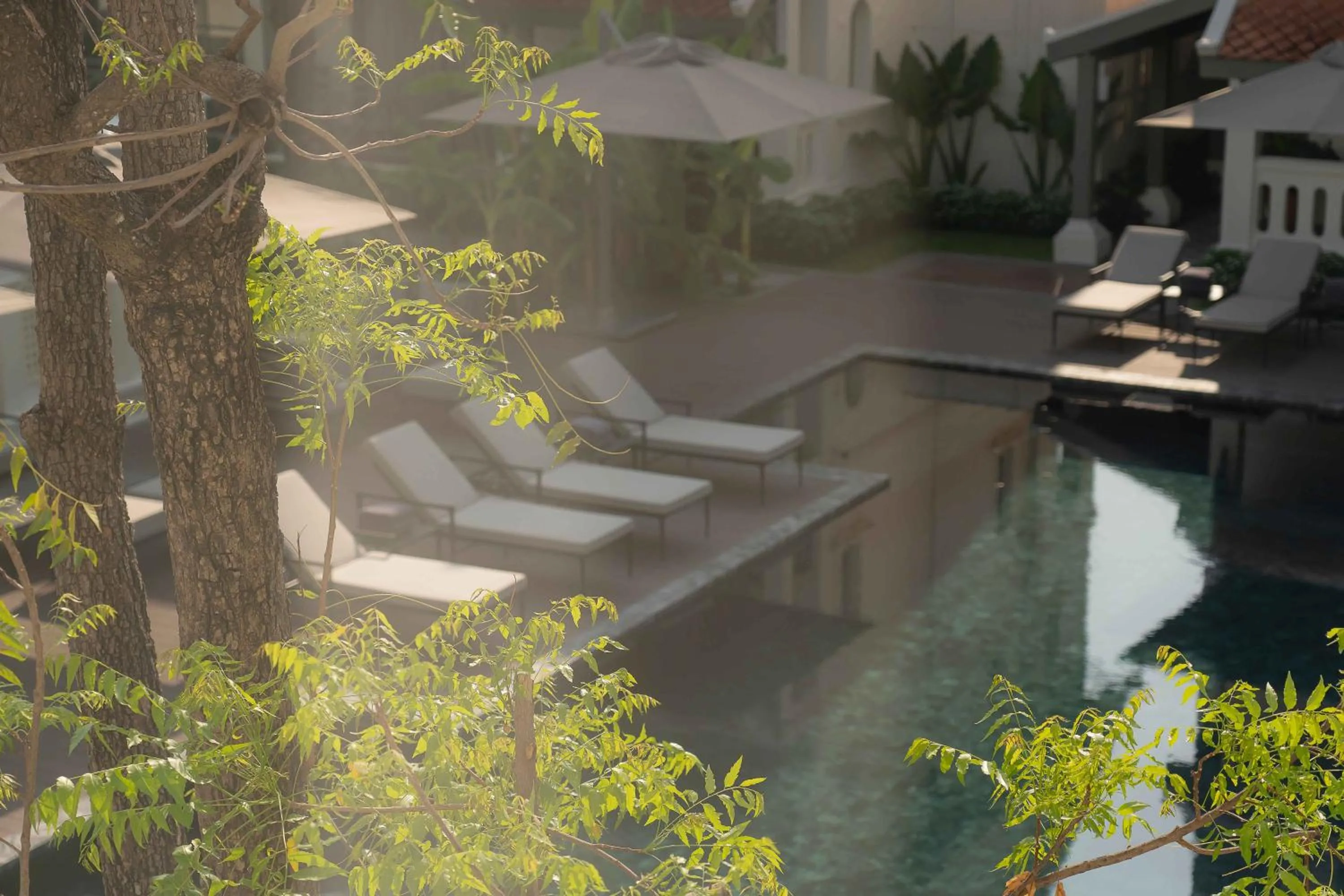 Swimming pool in Souphattra Heritage Vientiane