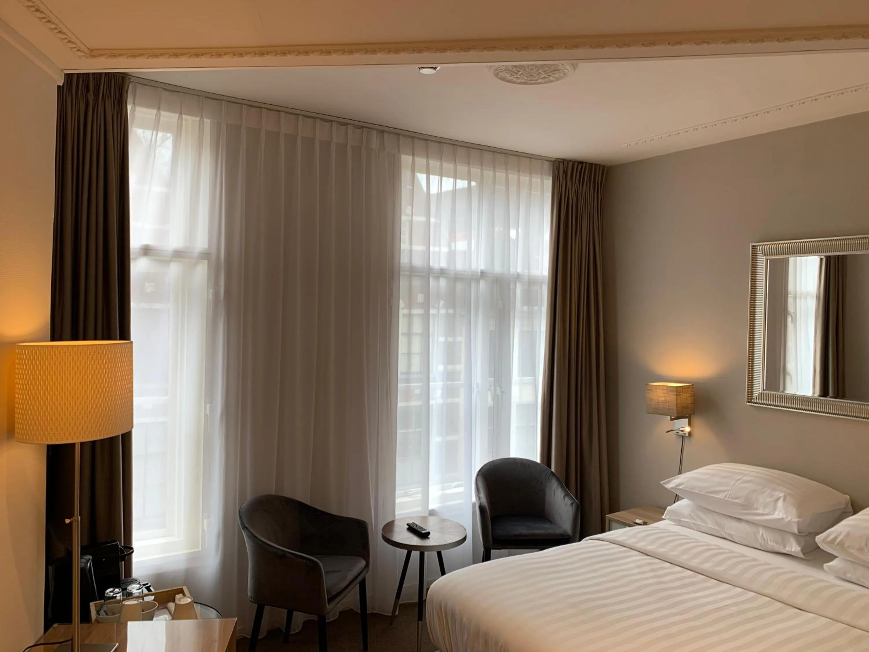 View (from property/room), Bed in Hotel Grand Canal