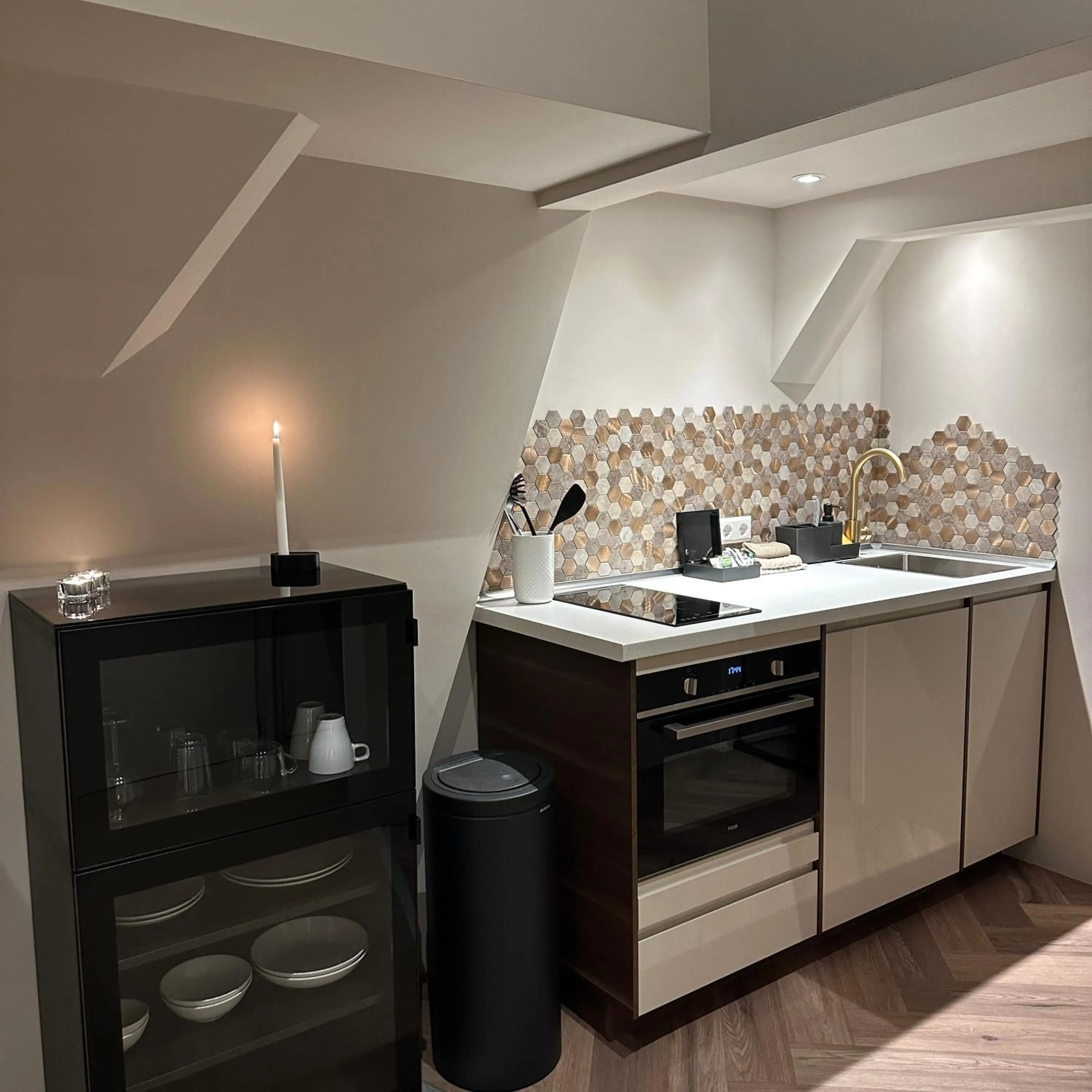 Kitchen or kitchenette in Hotel Grand Canal