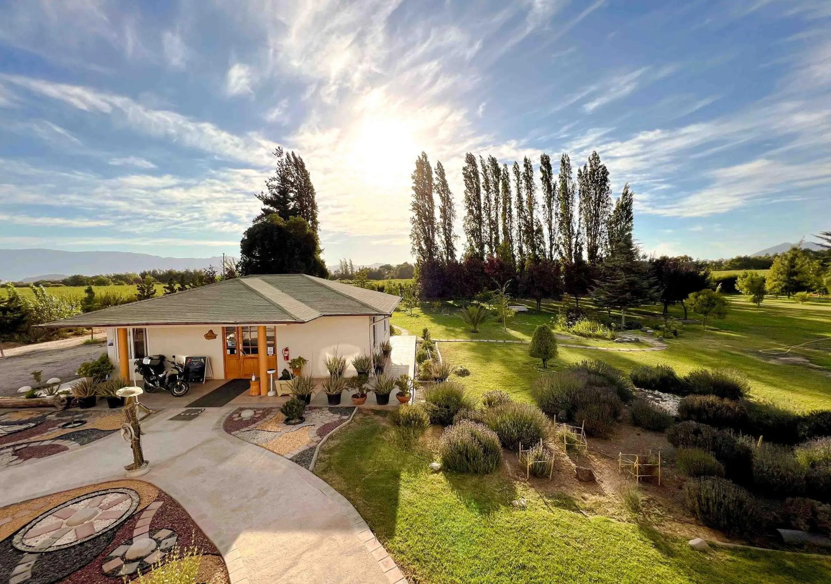 Garden view in Hotel El Almendro