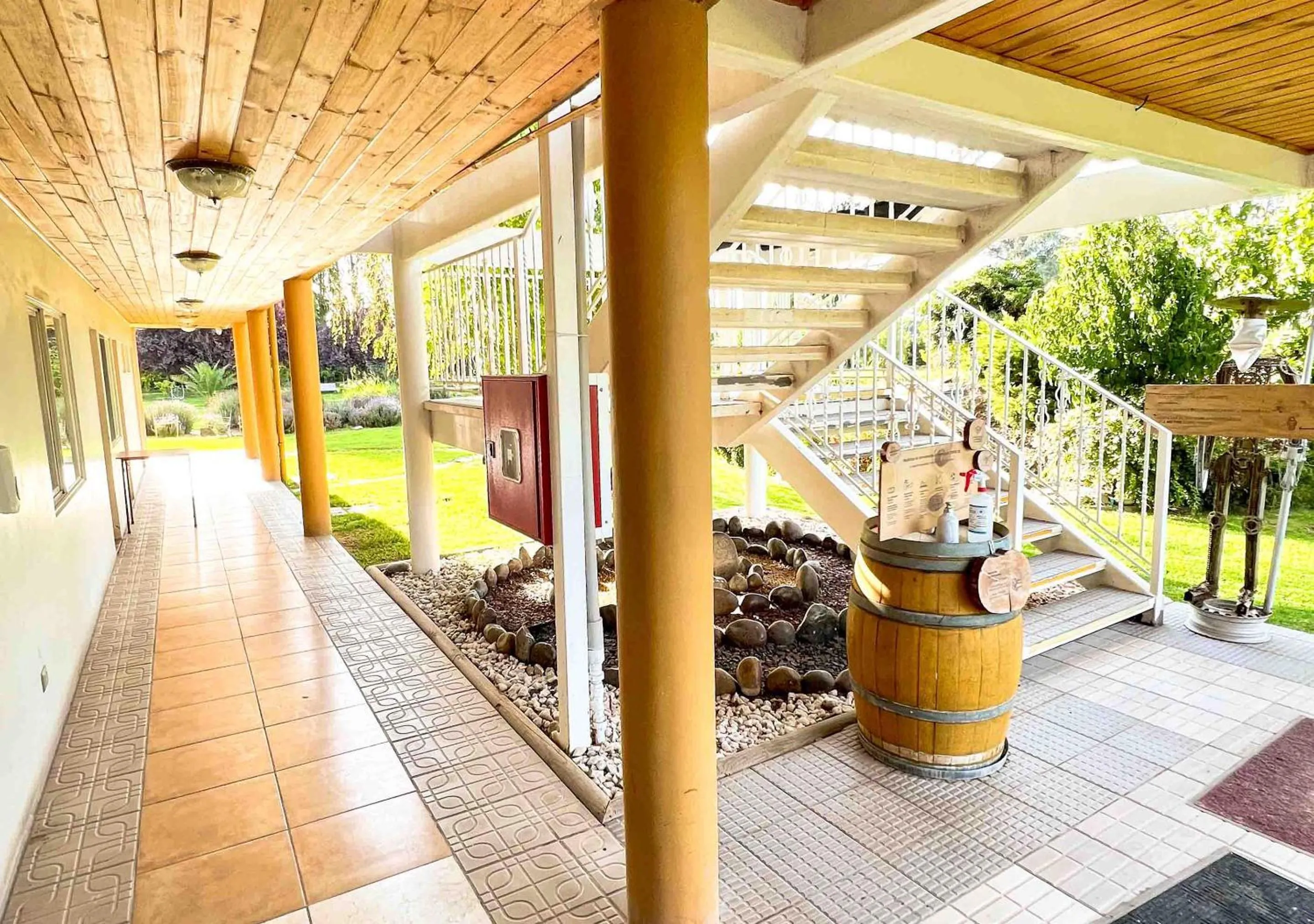 Garden view in Hotel El Almendro