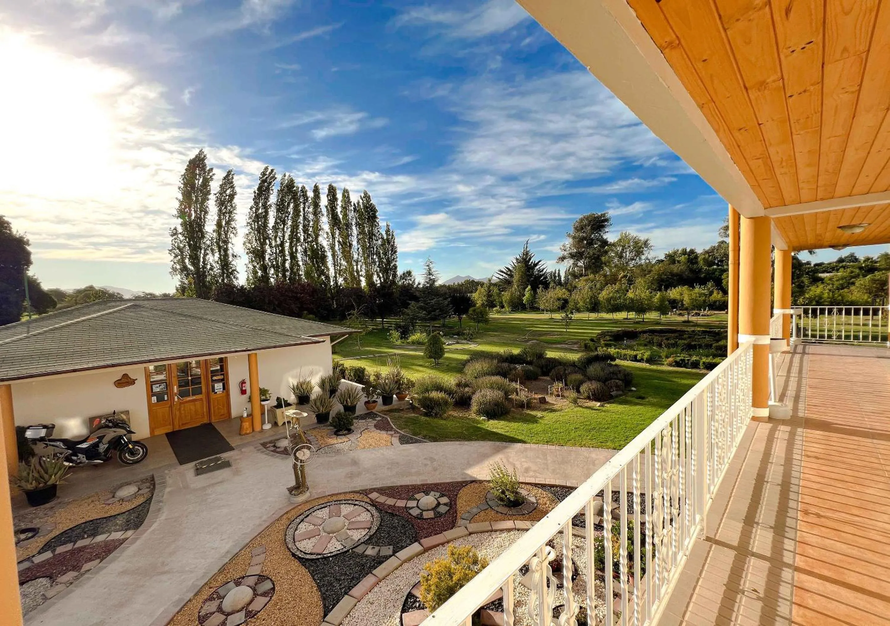 Garden view in Hotel El Almendro