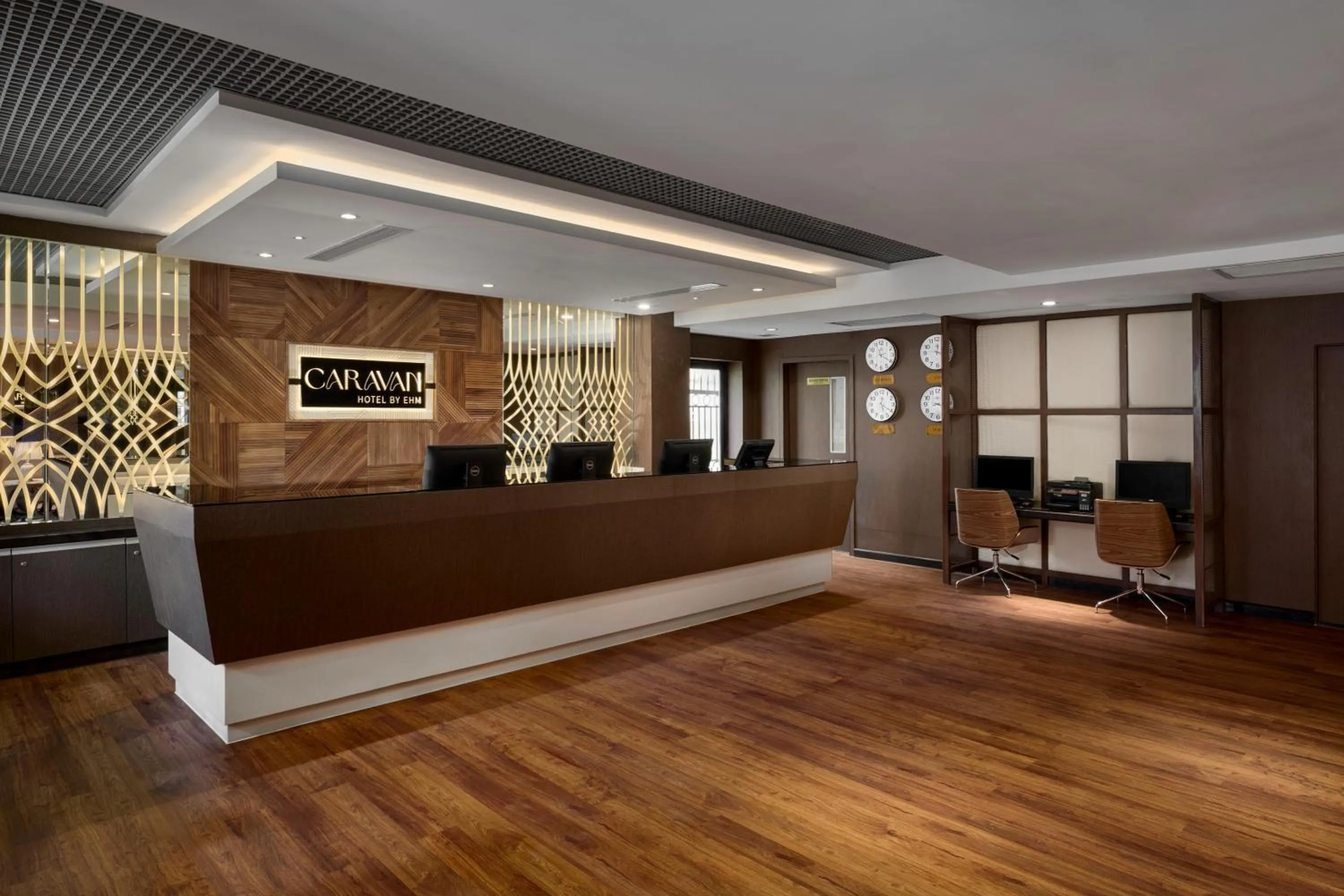 Lobby or reception in Caravan Hotel by EHM