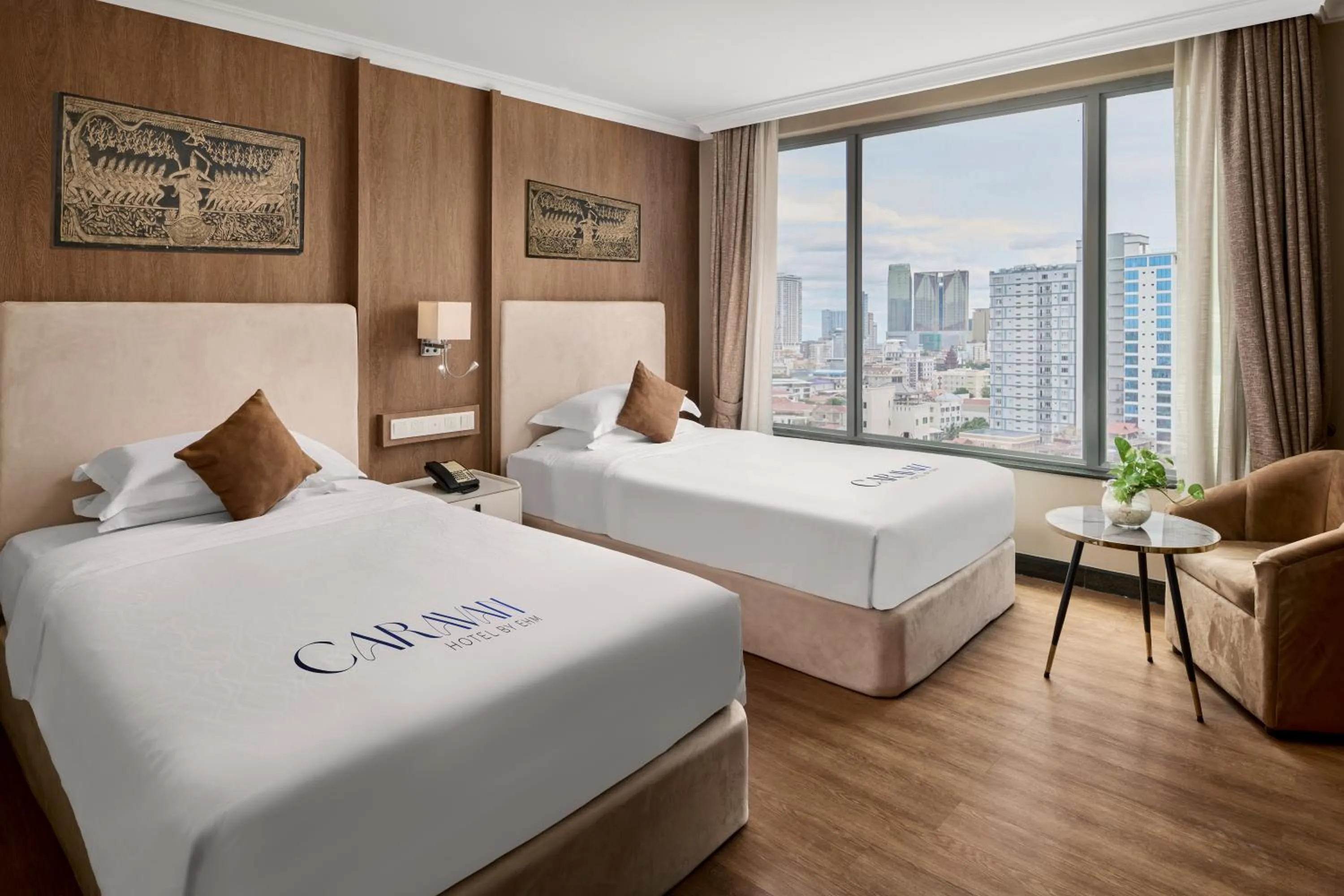 Bed in Caravan Hotel by EHM