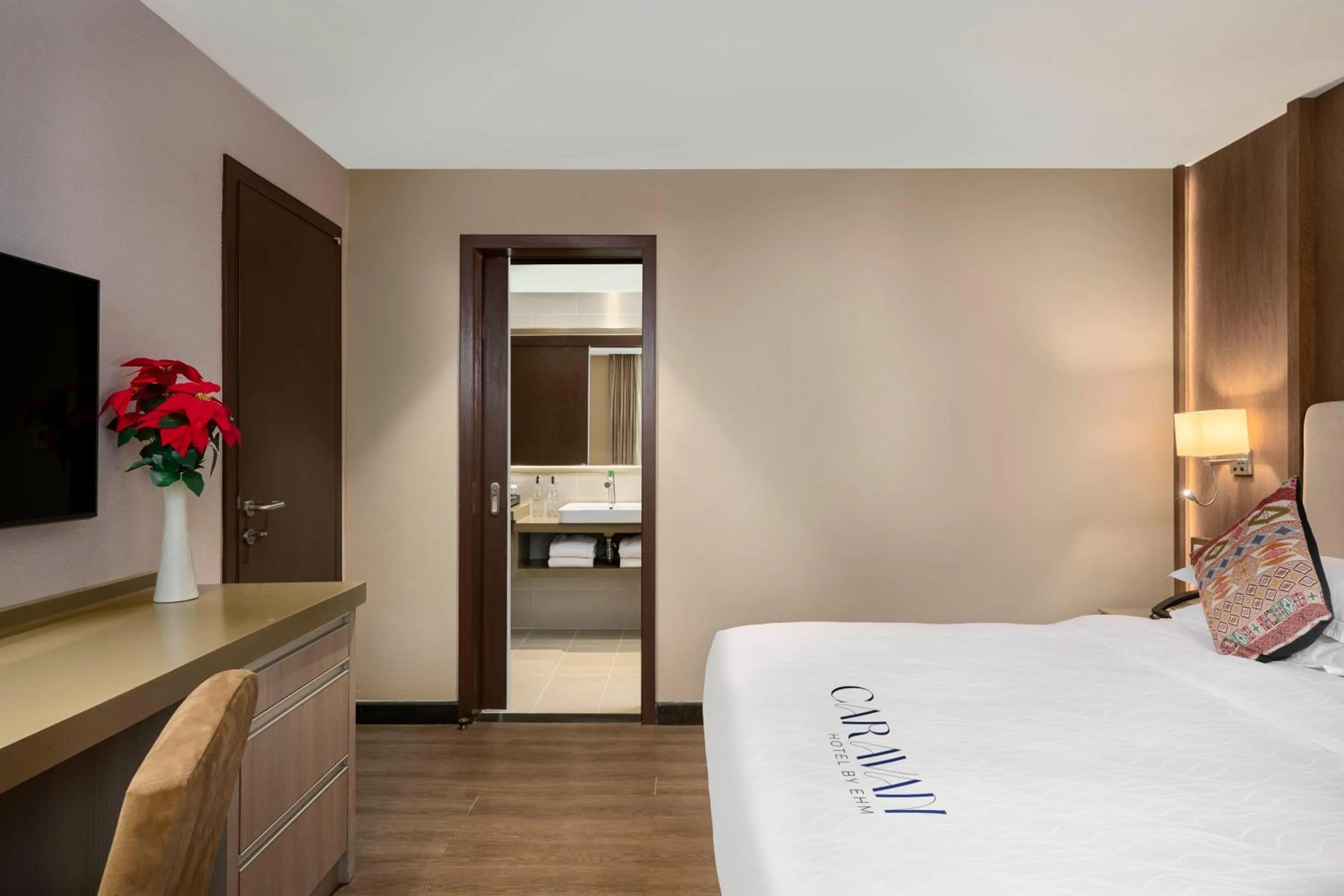 Bedroom, Bed in Caravan Hotel by EHM