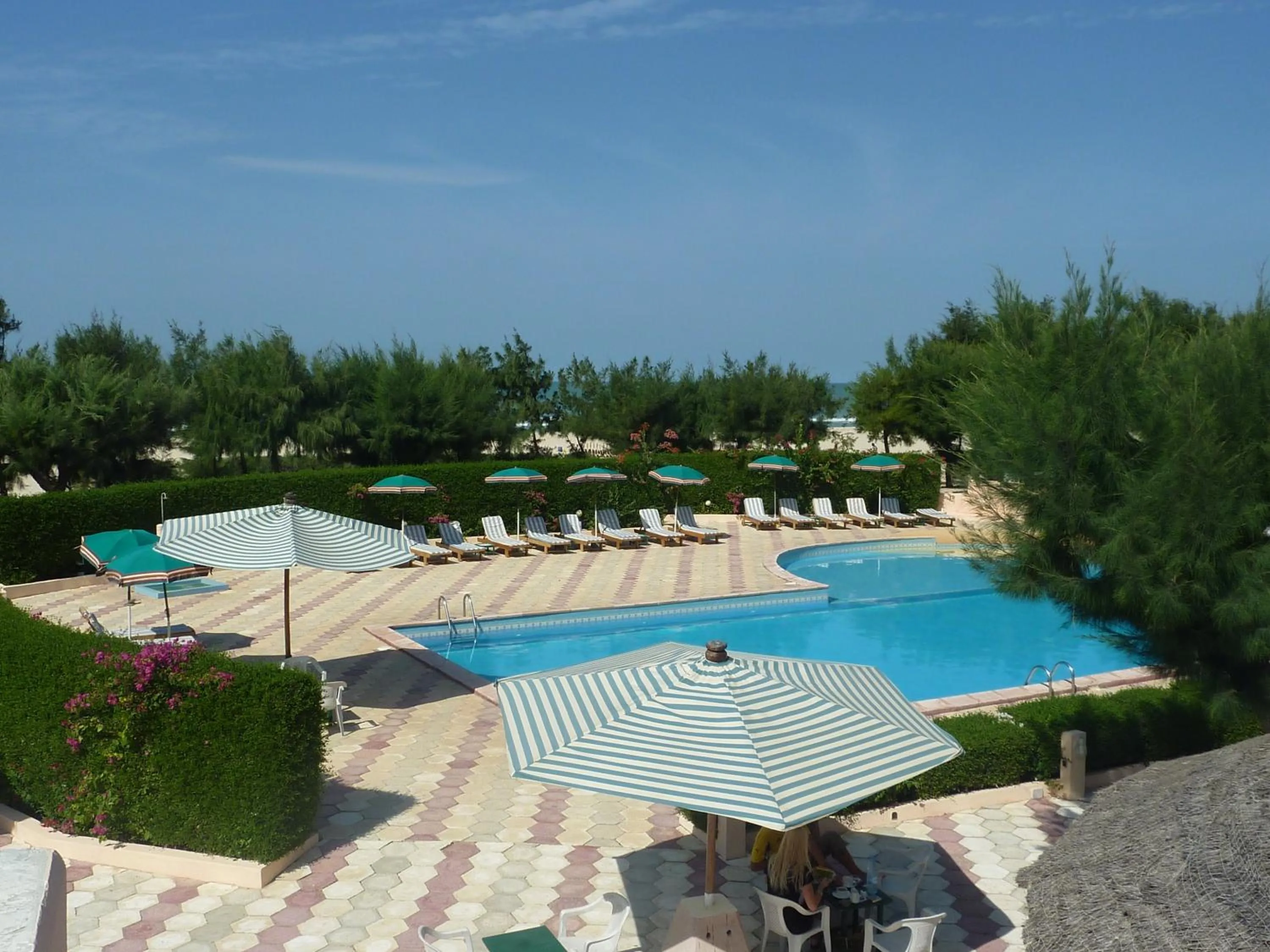 Swimming pool in Hotel Cap Saint Louis