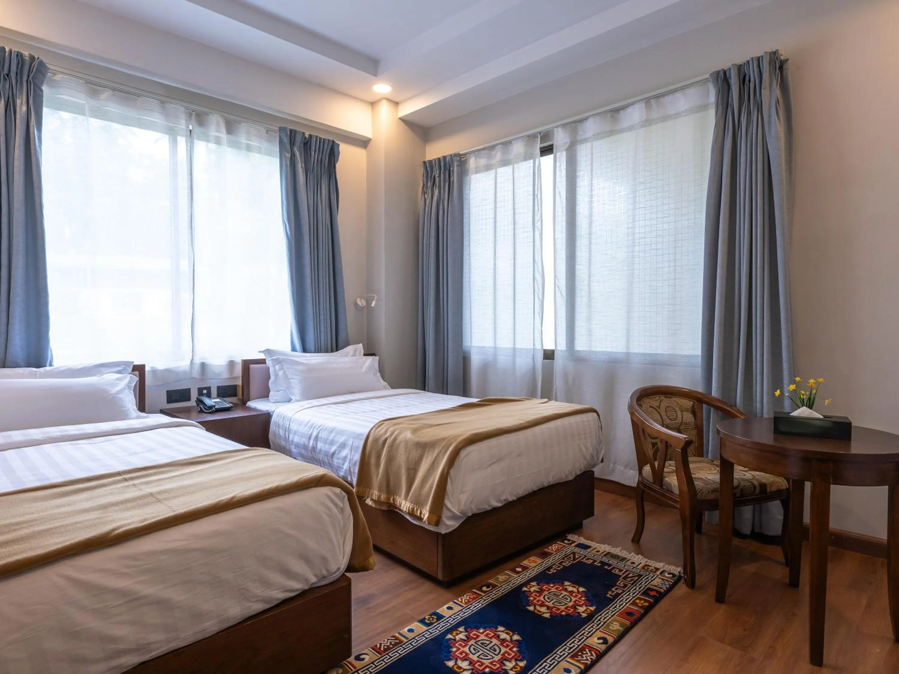 Property building, Bed in Hotel Samye - Best Hotel In Thimphu