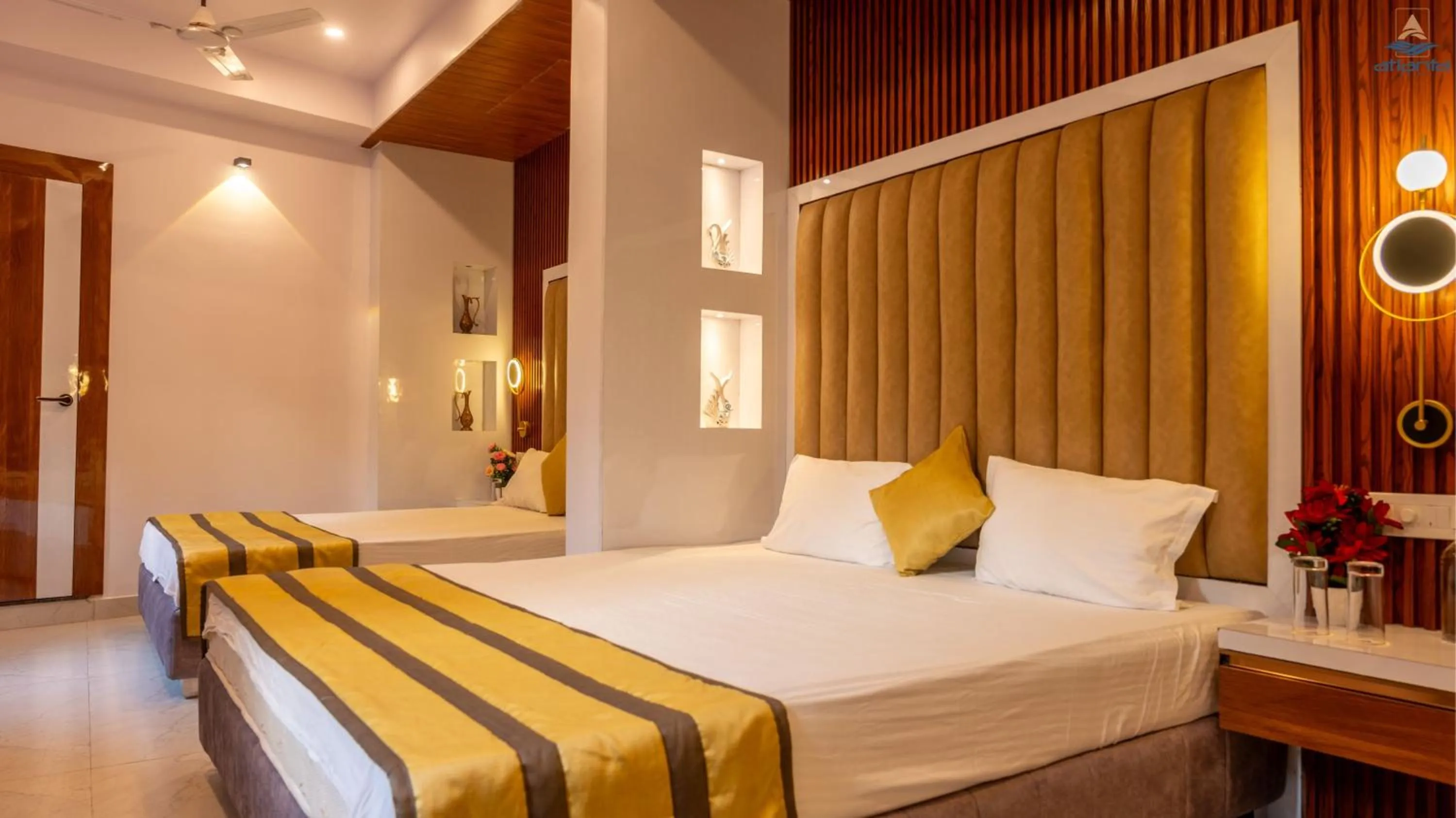 Bed in Hotel Atlanta - A Seaview Hotel