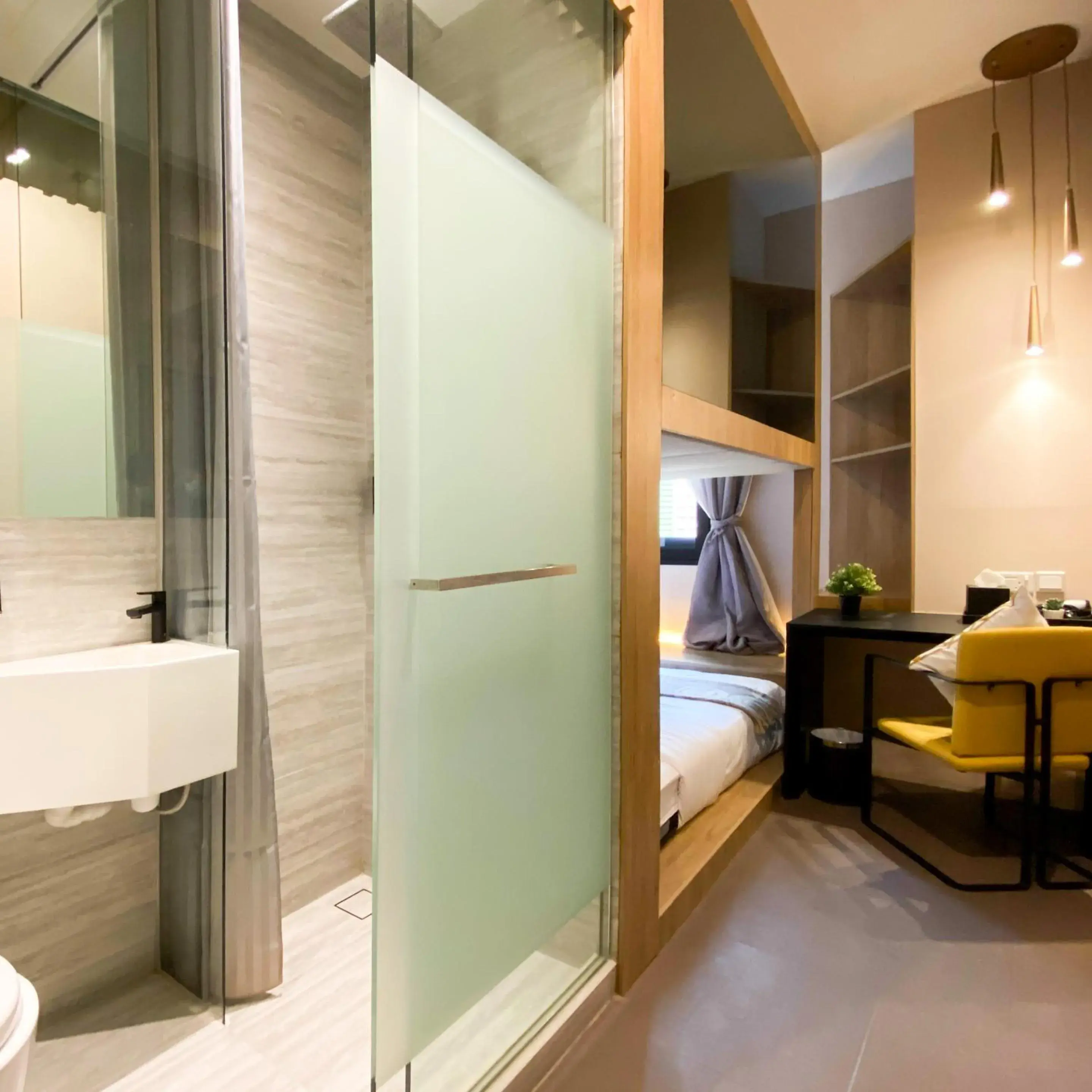 Cabin S, Double, Window, Private Bathroom in ST Signature Tanjong Pagar Cabin S, Double, Window, Private Bathroom in ST Signature Tanjong Pagar