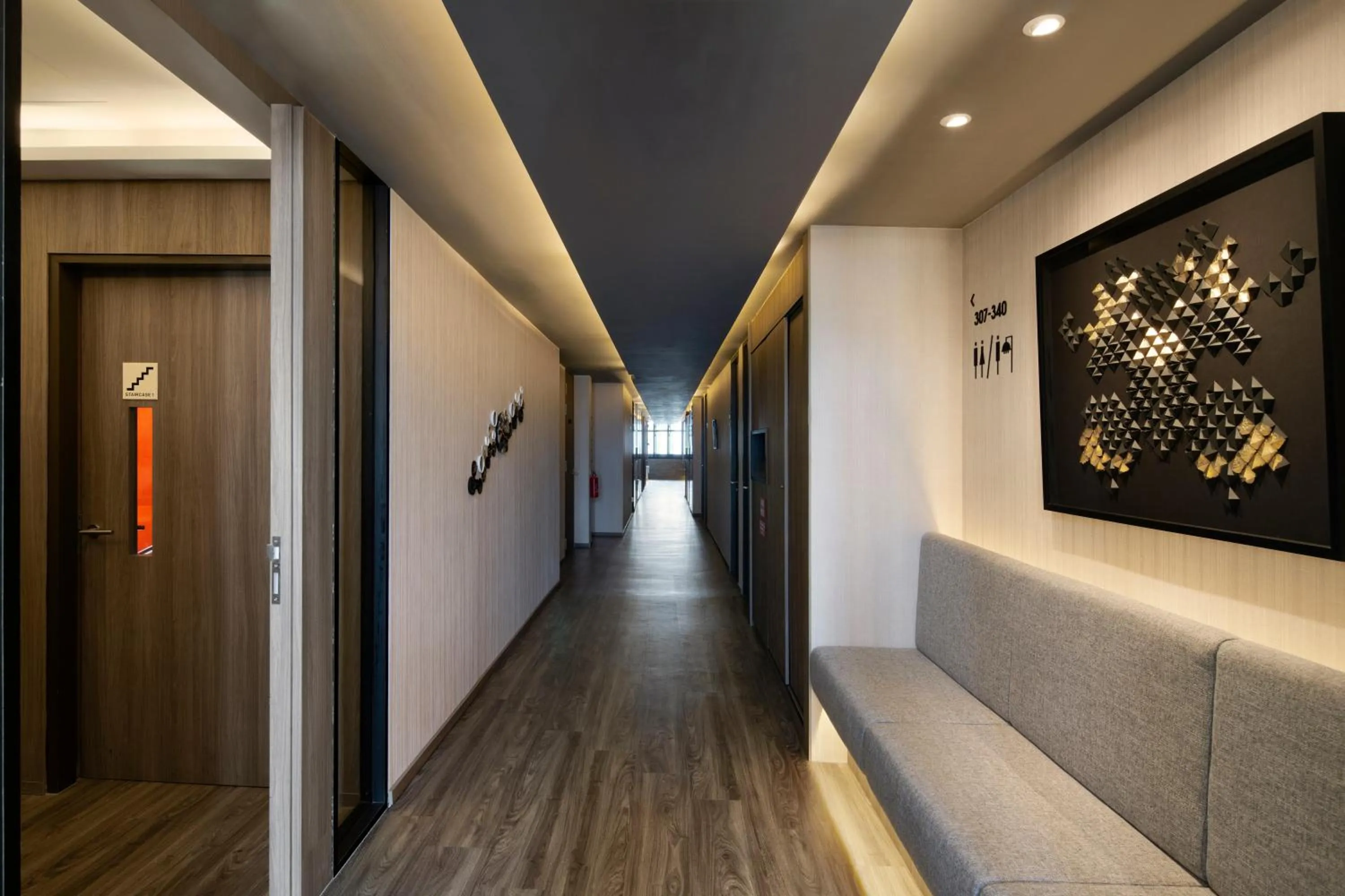 Seating area in ST Signature Tanjong Pagar