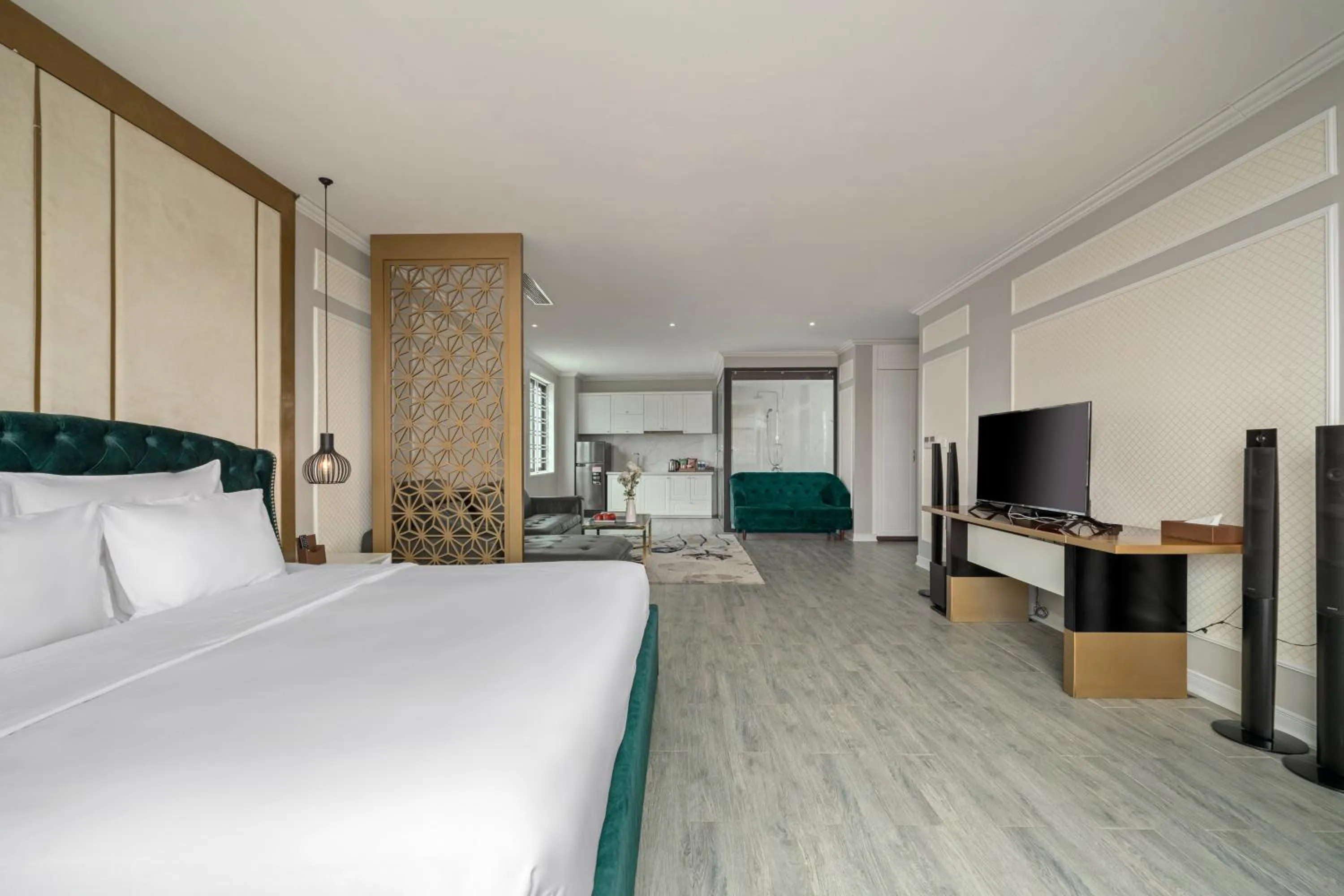 Bed in Lupin Boutique Hotel Danang