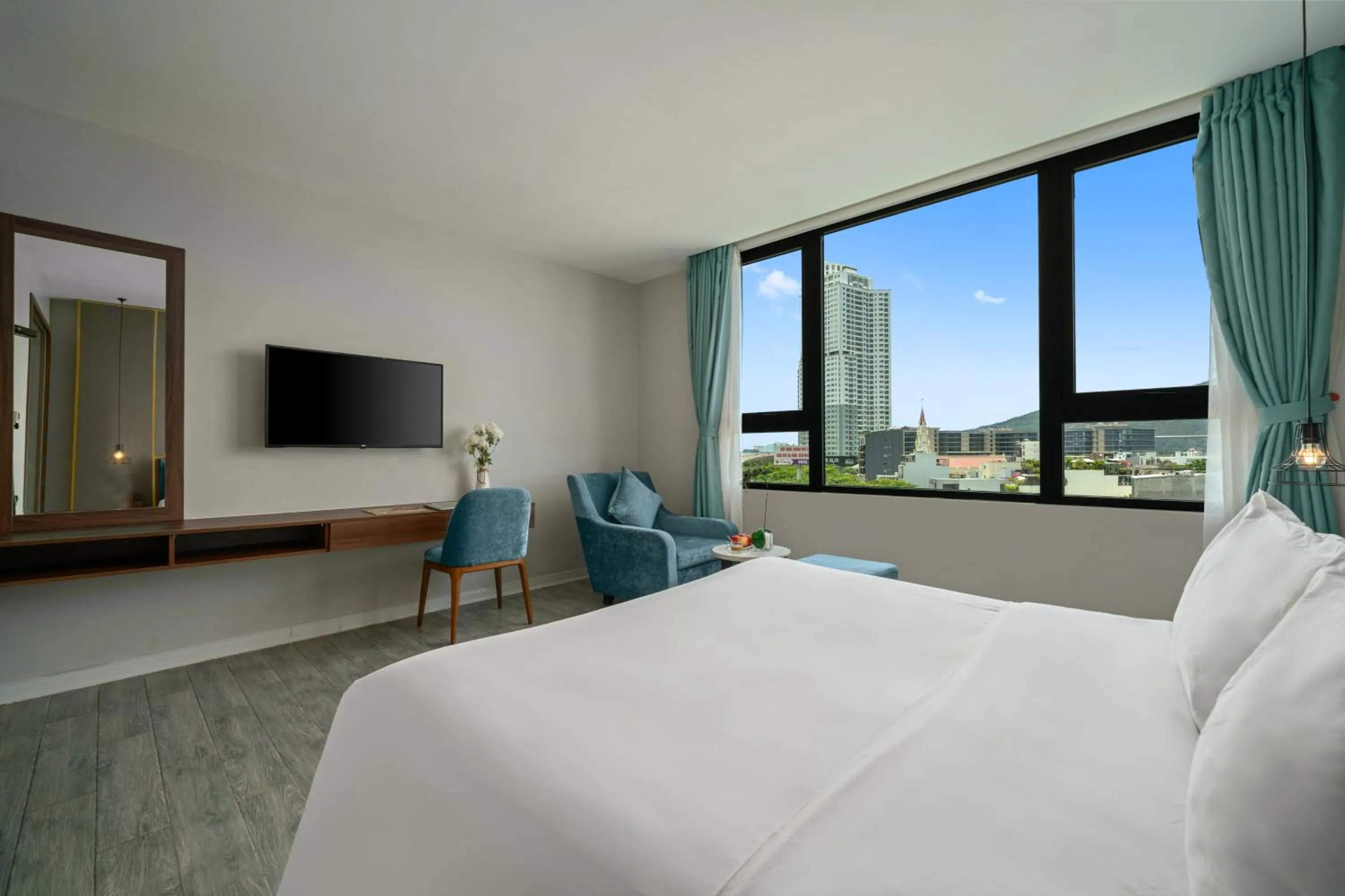 Bed in Lupin Boutique Hotel Danang