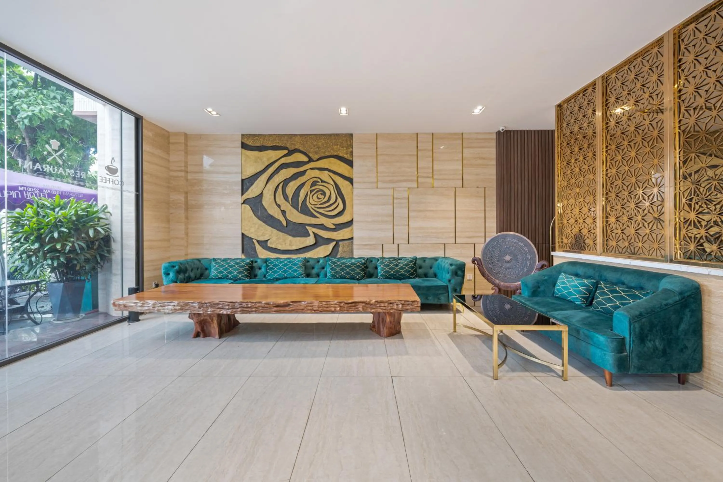 Living room in Lupin Boutique Hotel Danang