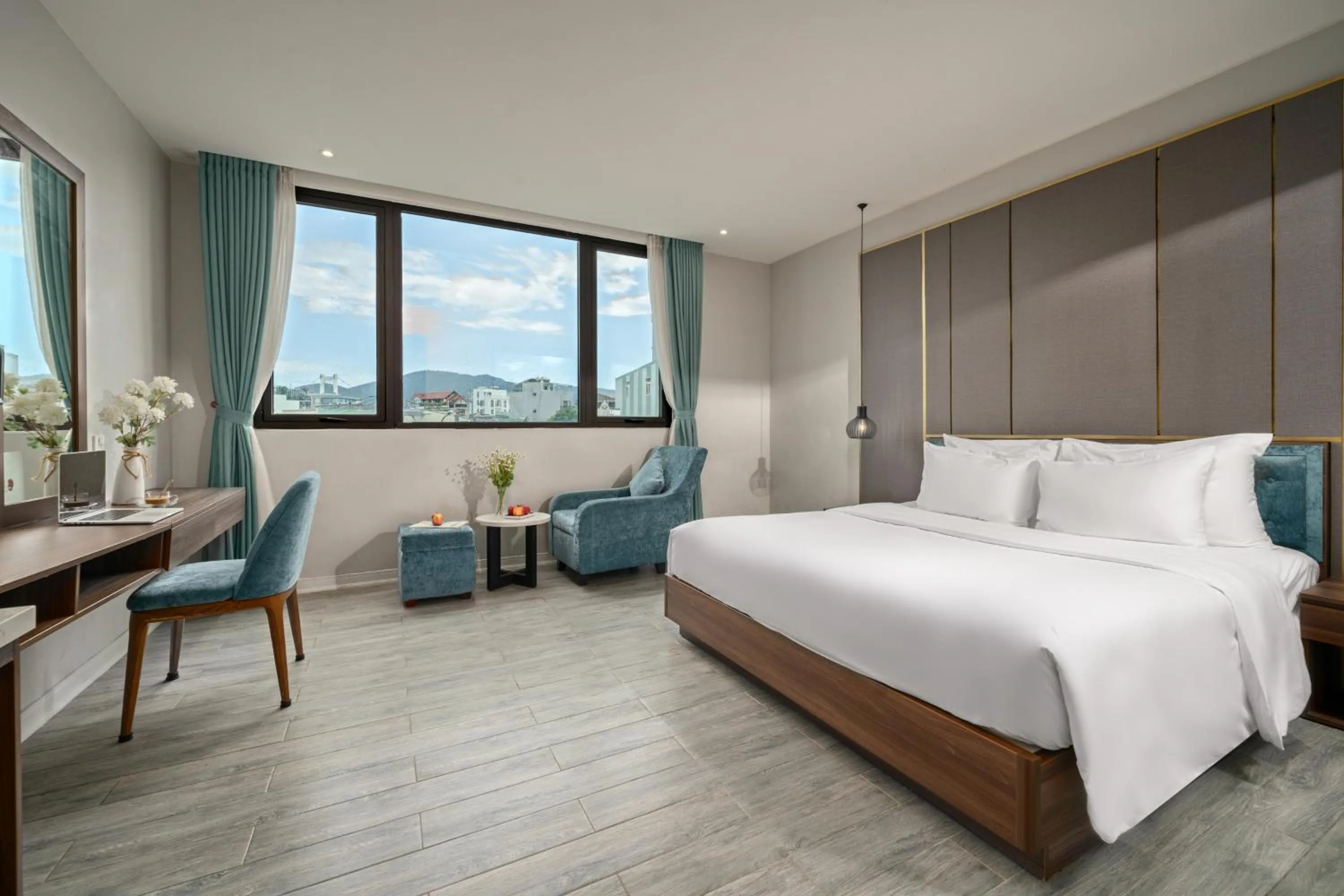 Bed in Lupin Boutique Hotel Danang