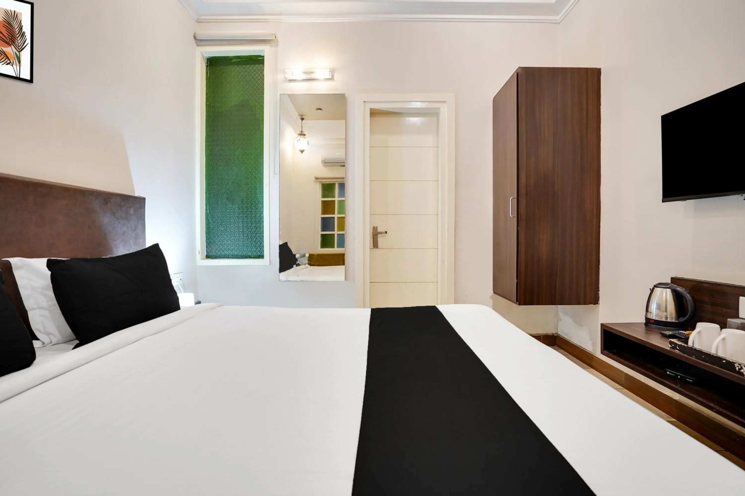 Bedroom, Bed in Super Townhouse Mansarovar Near Metro Station Formerly Dev Villas