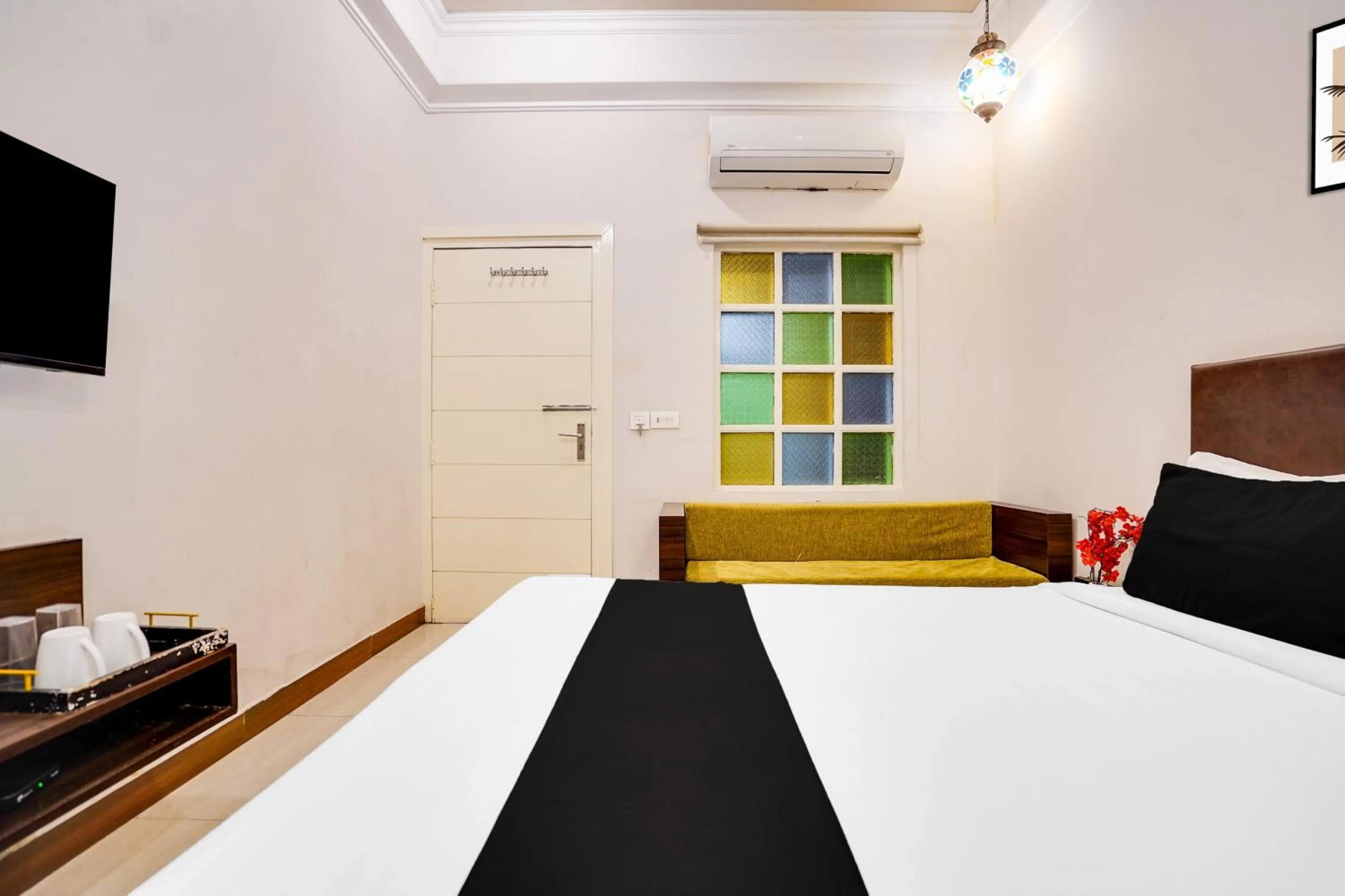 Bedroom, Bed in Super Townhouse Mansarovar Near Metro Station Formerly Dev Villas