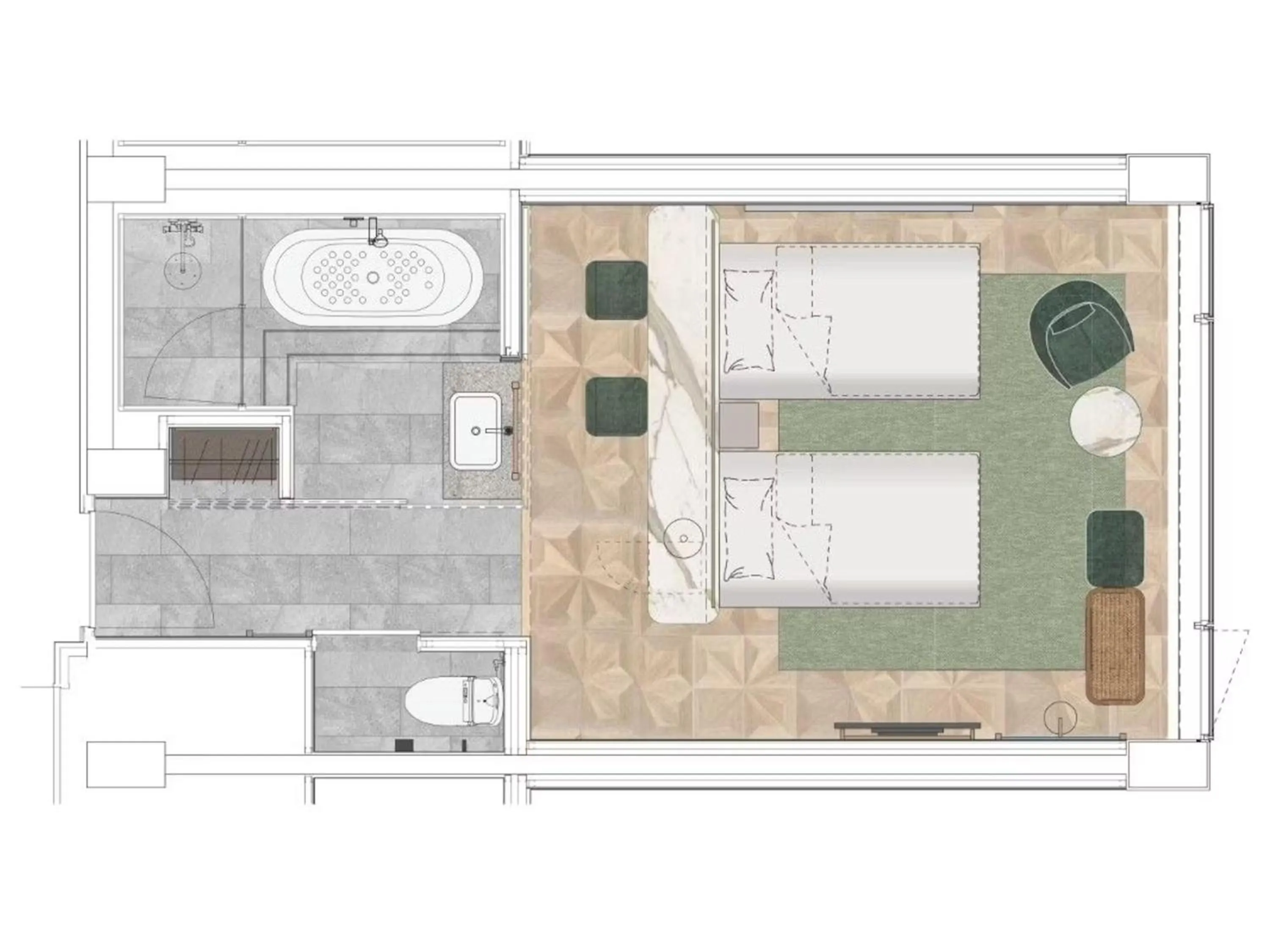 Floor plan in GREENITY IWATA