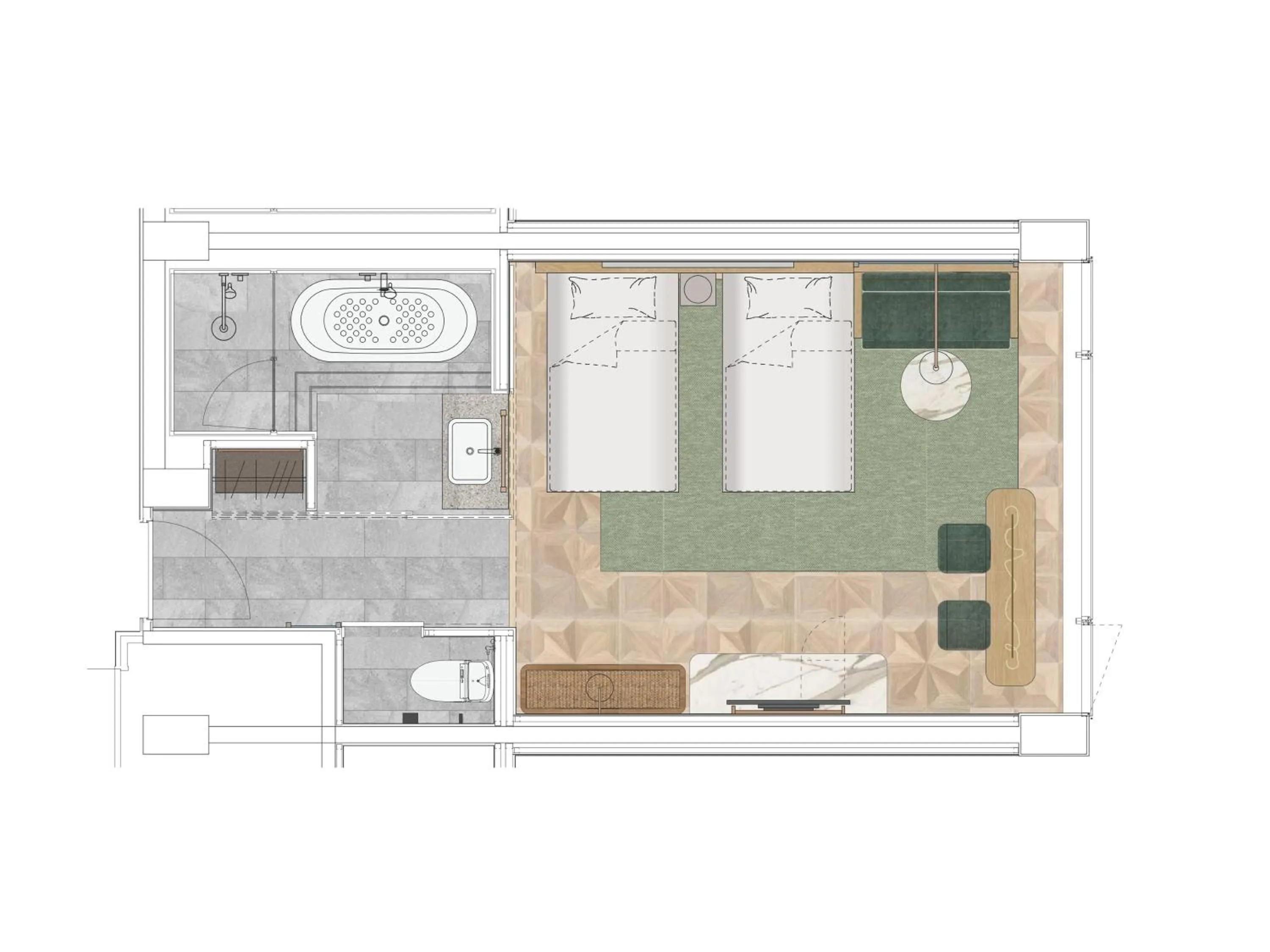 Floor plan in GREENITY IWATA