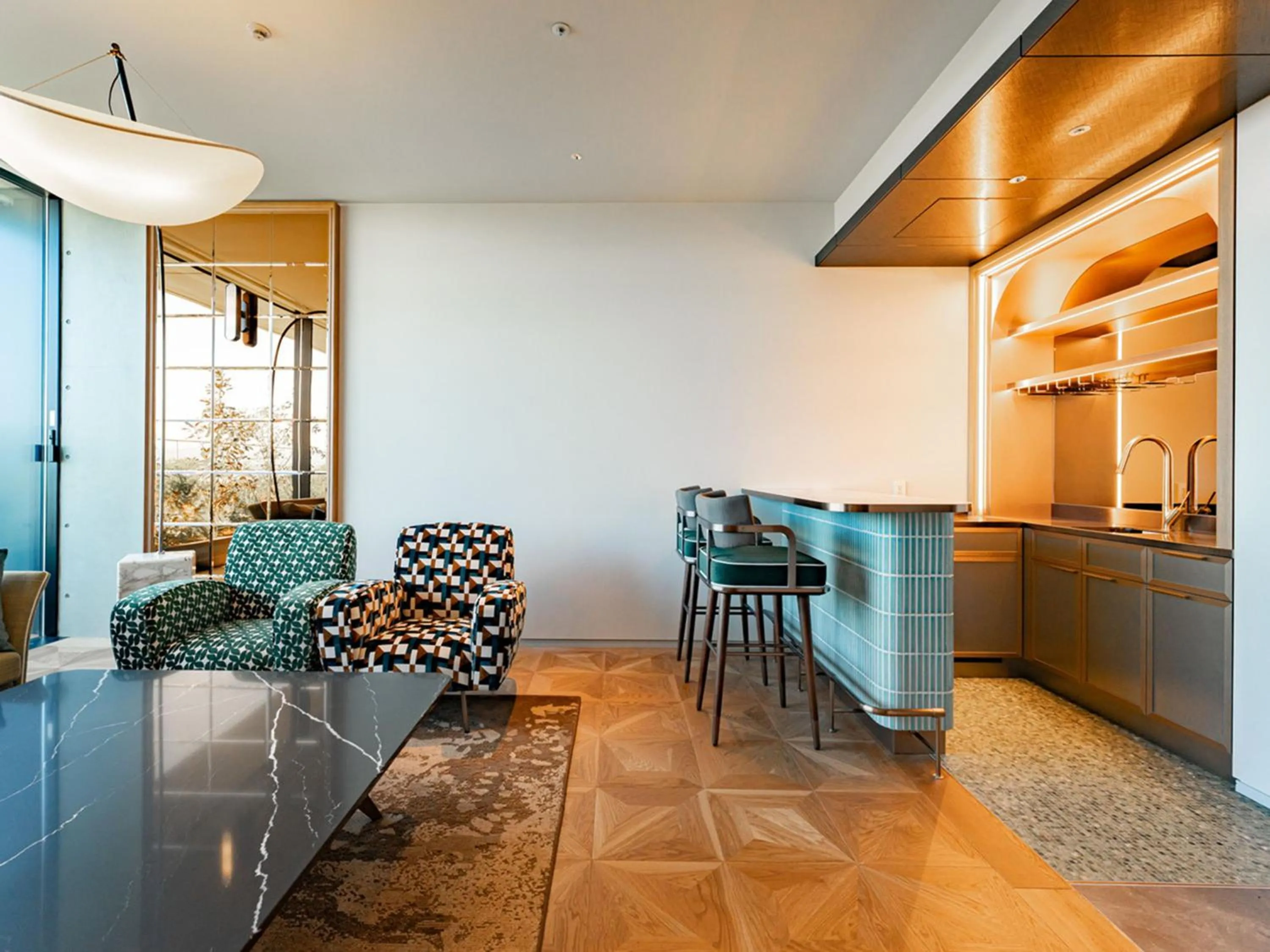 Seating area in GREENITY IWATA