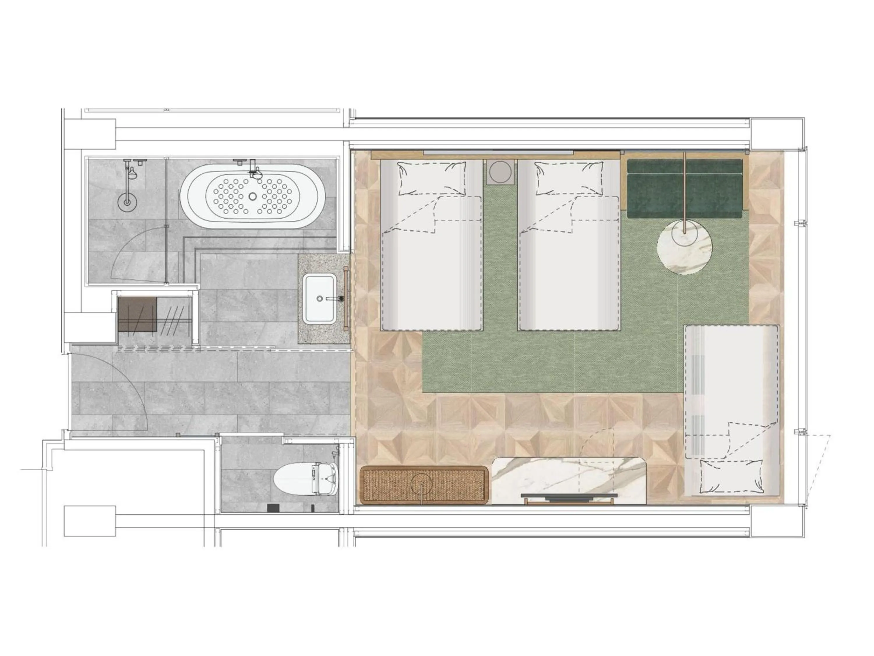 Floor plan in GREENITY IWATA