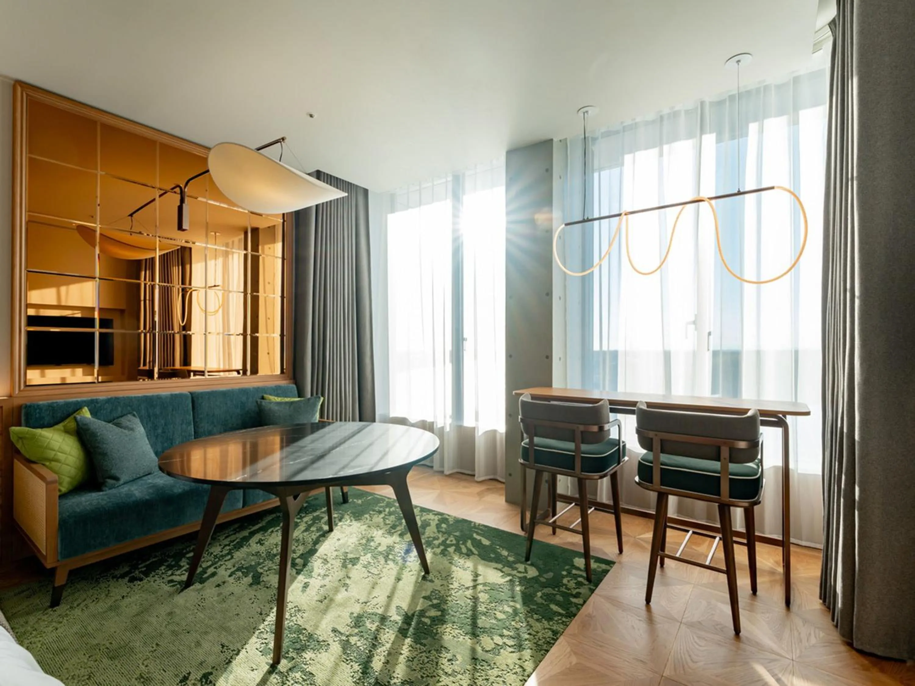 Seating area in GREENITY IWATA